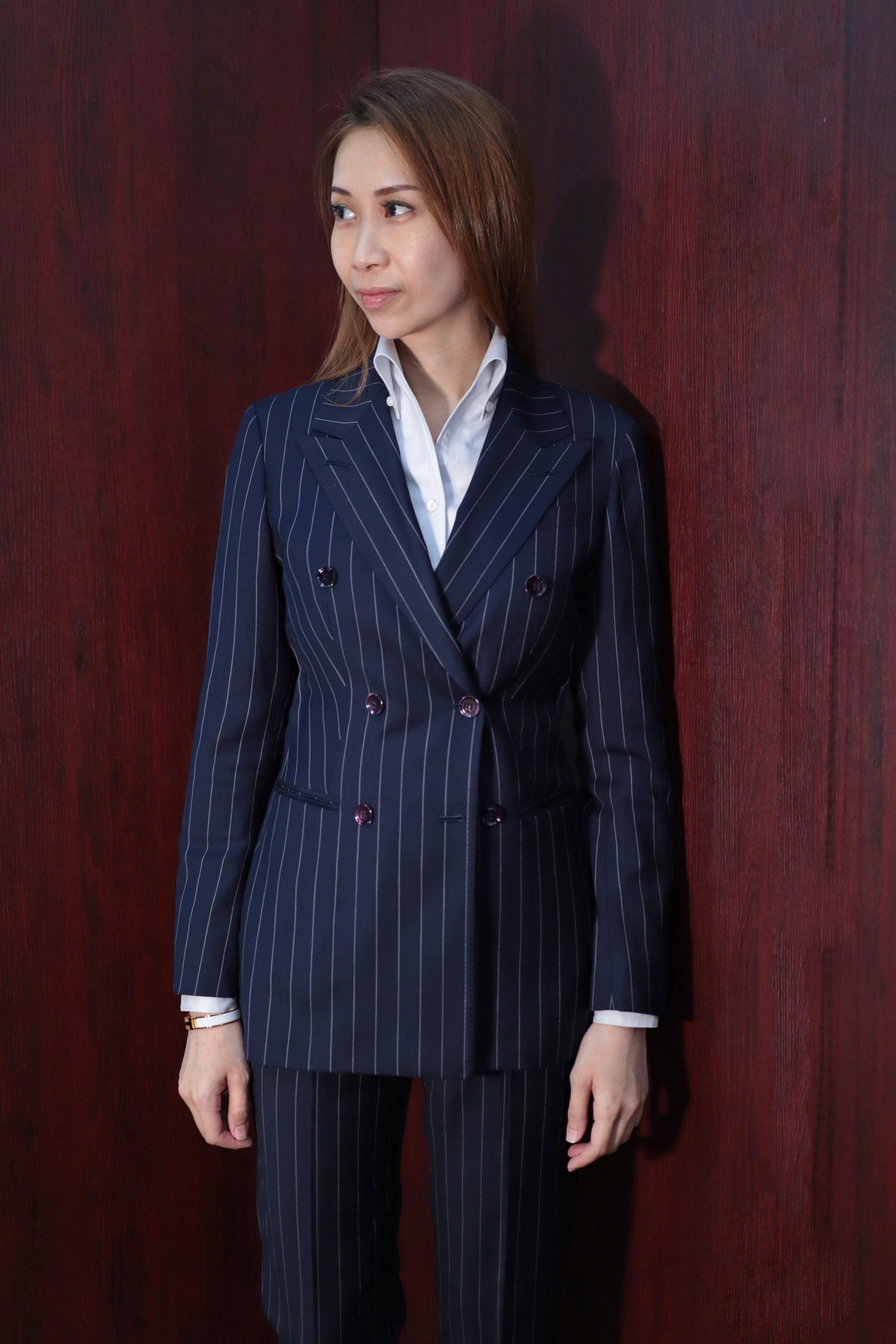 Madewomen in our suits Made Suits Tailor made suits for ladies in singapore.JPG