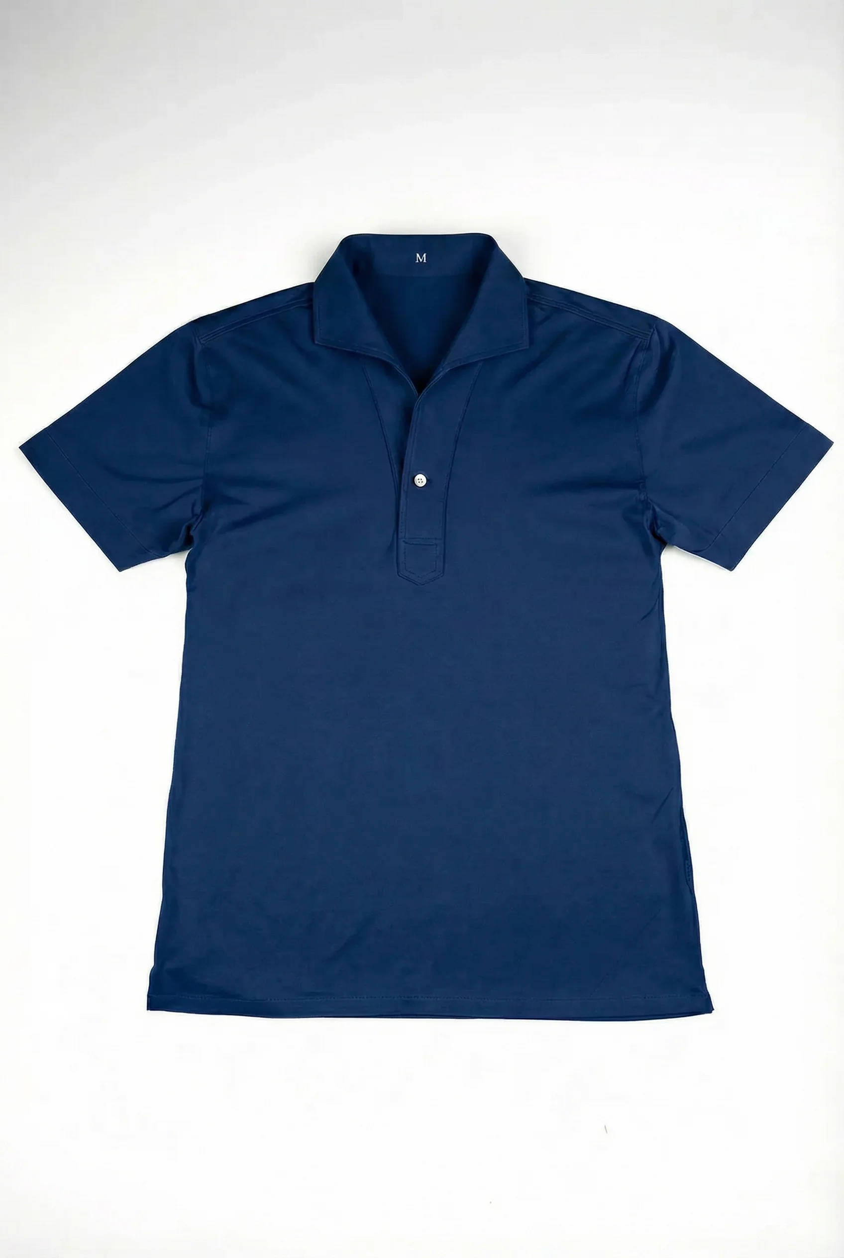 Navy Pique One Piece Collar Polo