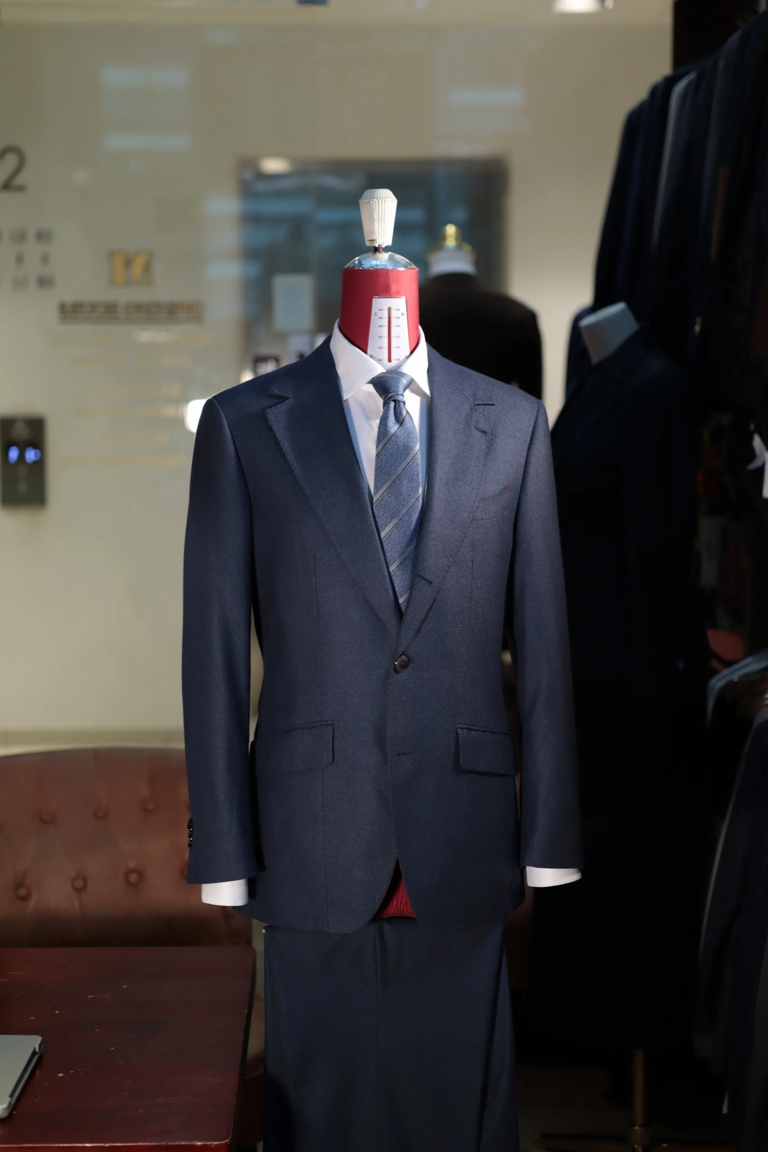 the Savile Indigo Made suits holland & Sherry chequers side.JPG
