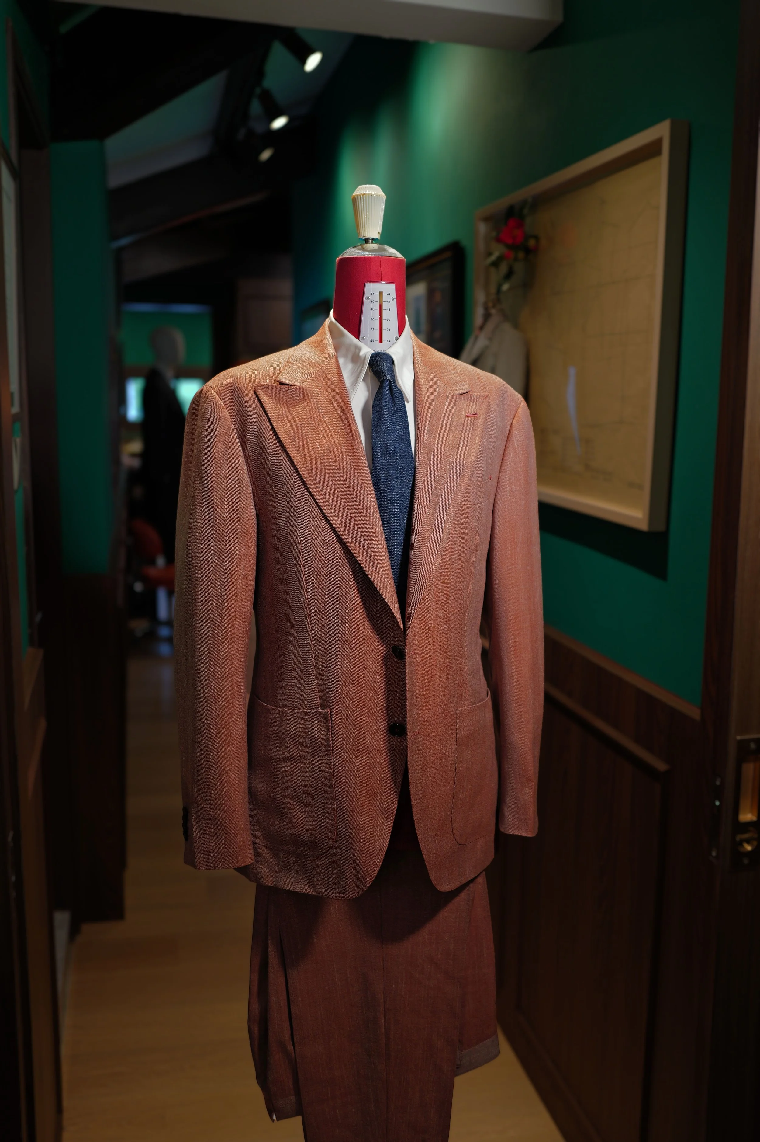 The Sonata | Vitale Barberis Canonico | Burnt Orange Suit | Made Suits Romania Cut.JPG