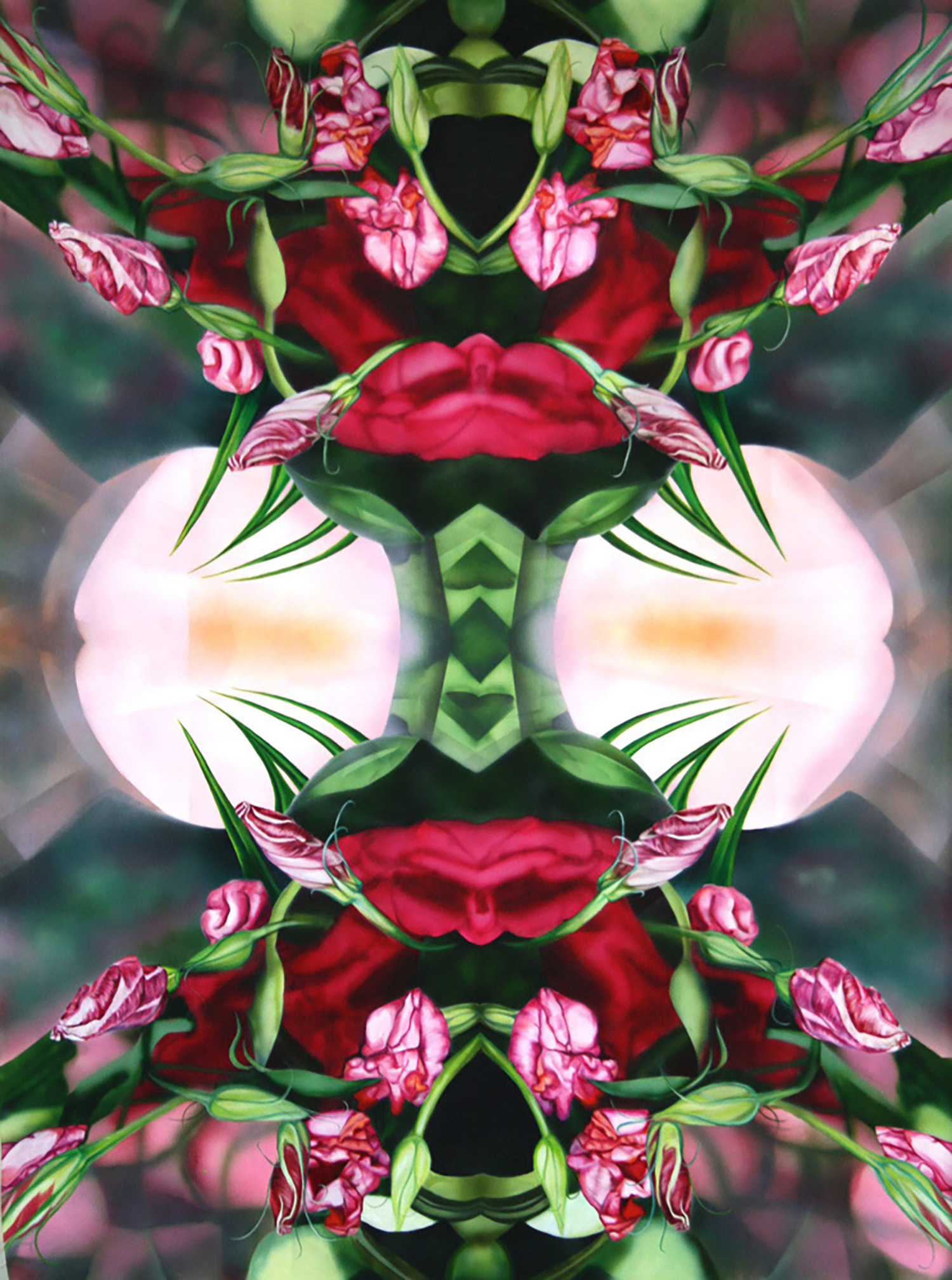 LISIANTHUS | ACRYLIC AND OIL ON CANVAS | 2.15 X 1.8M | 2012