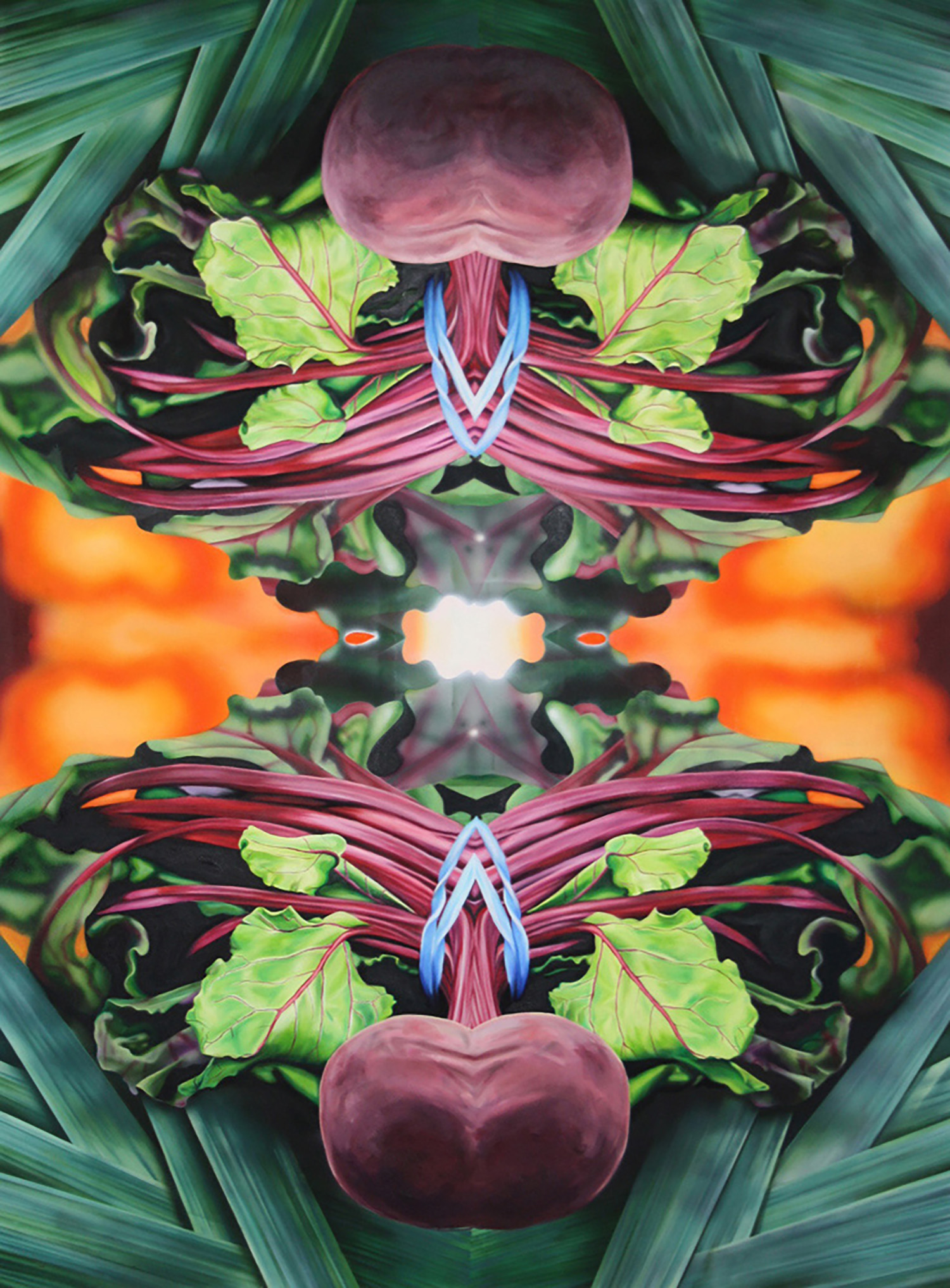 BEETROOT | ACRYLIC AND OIL ON CANVAS | 2.15 X 1.8M | 2012
