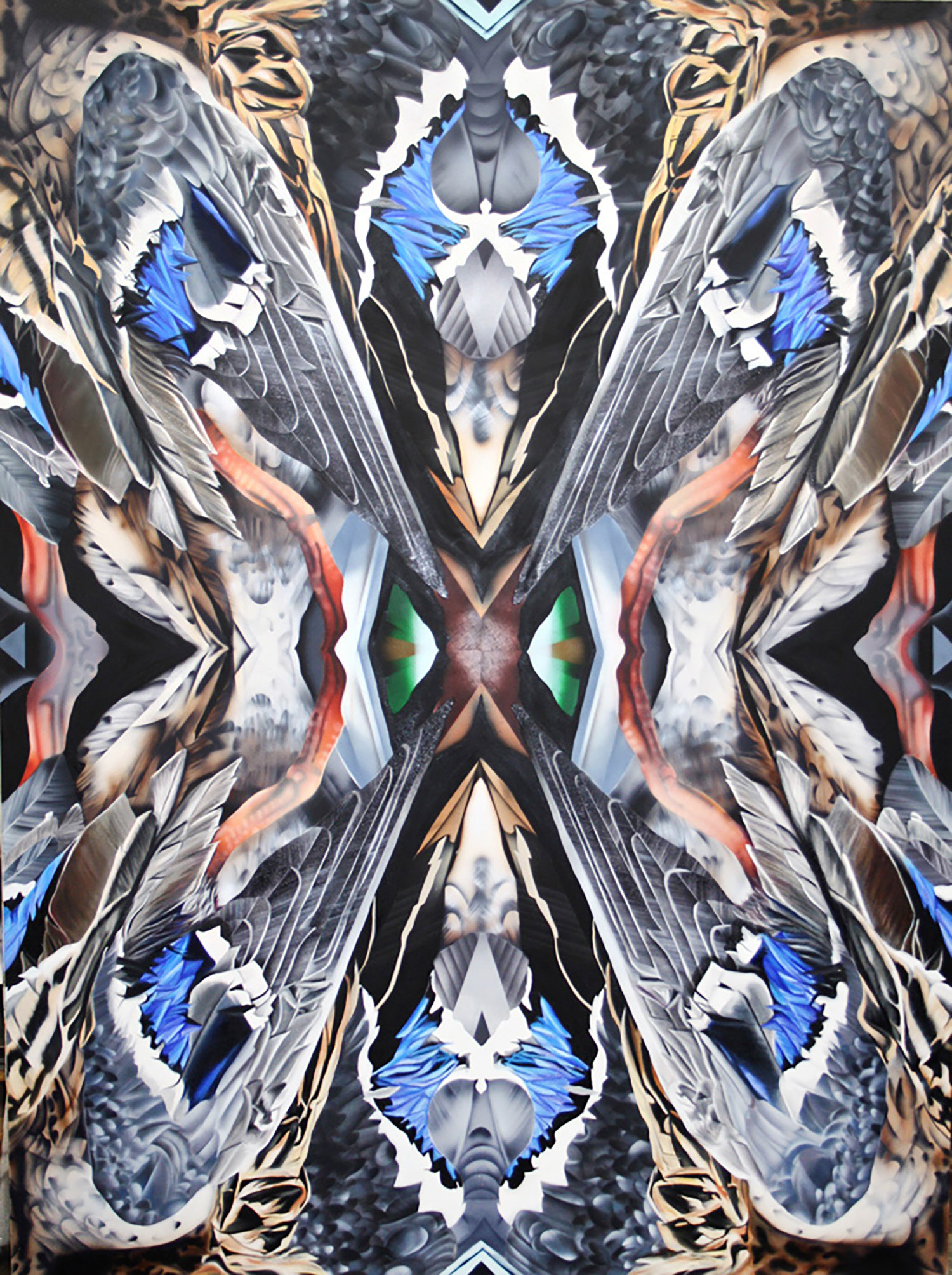 PHEASANT | ACRYLIC AND OIL ON CANVAS | 2.15 X 1.8M | 2012