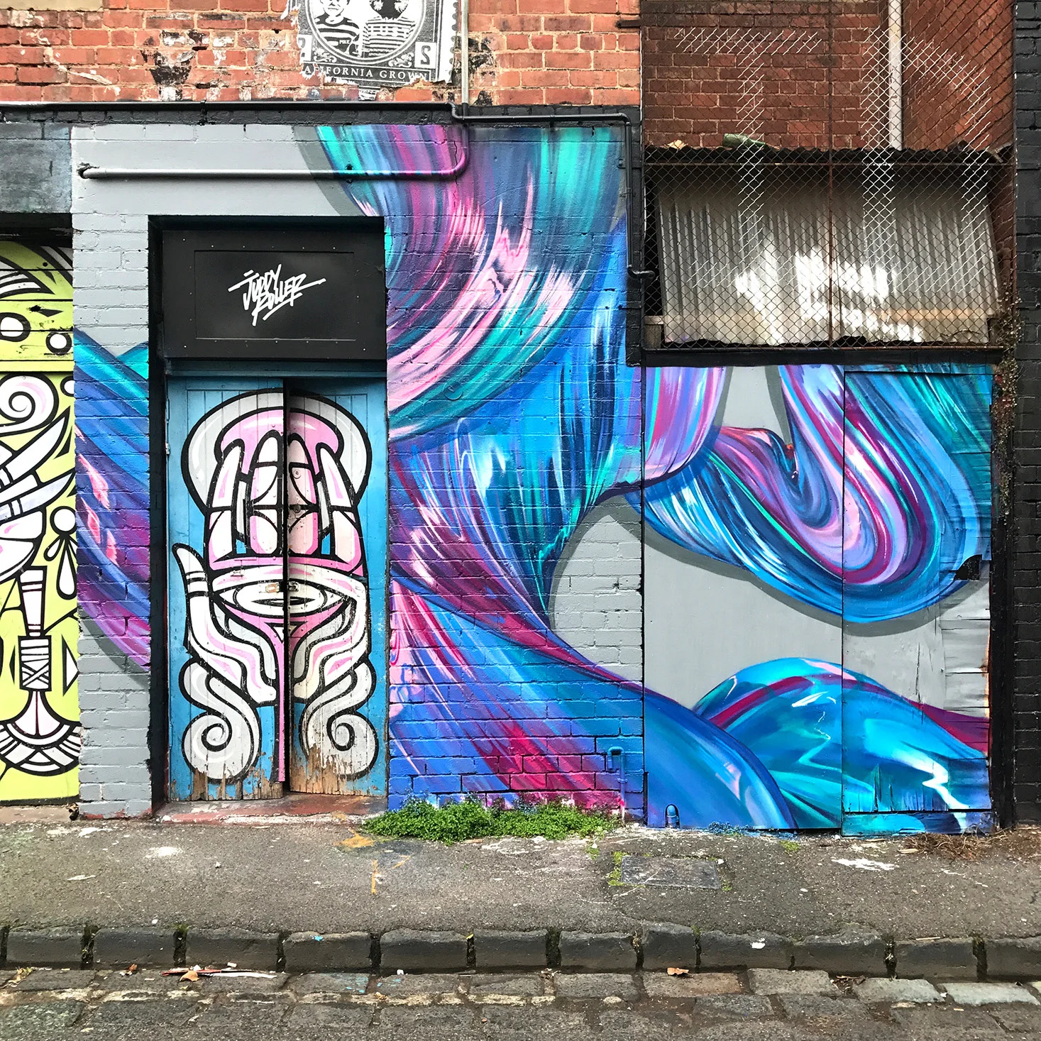 JUDDY ROLLER ENTRANCE MURAL | SPRAYPAINT | 2017