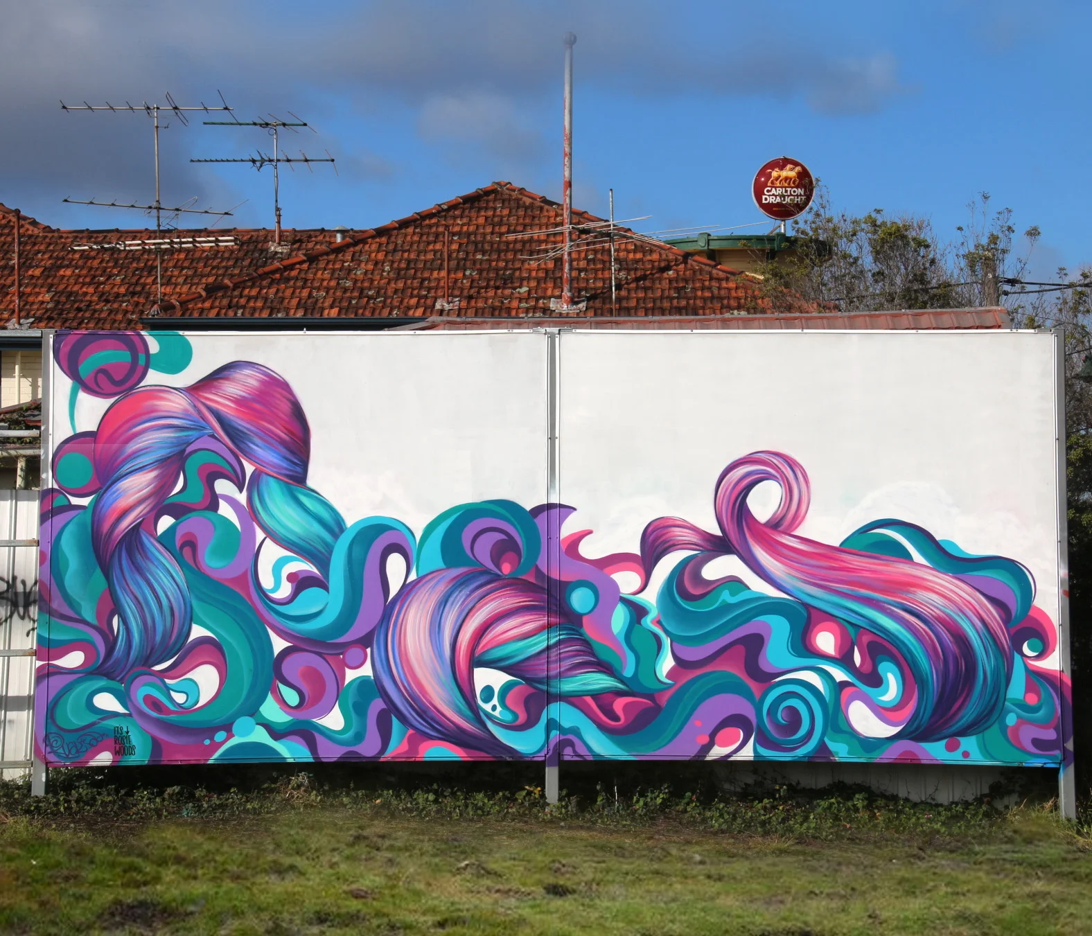 ROSIE WOODS VS RUSKIDD COLLABORATION | SPRAY PAINT | 2017