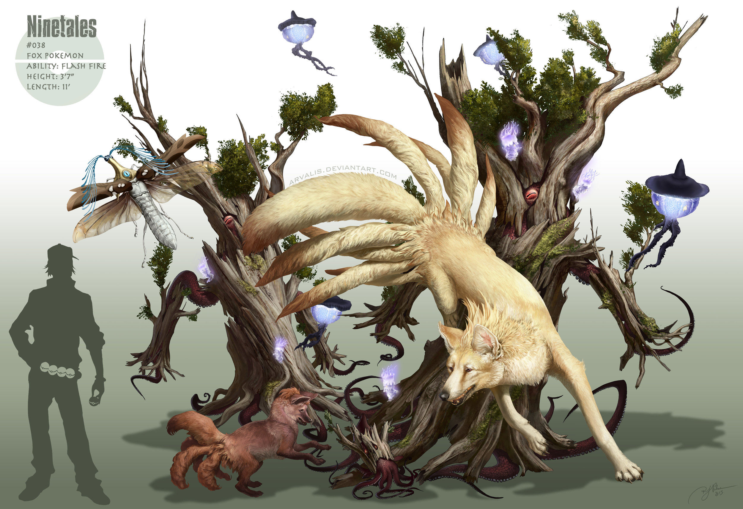 Artista faz crowdfunding para desenhar Pokémon realistas