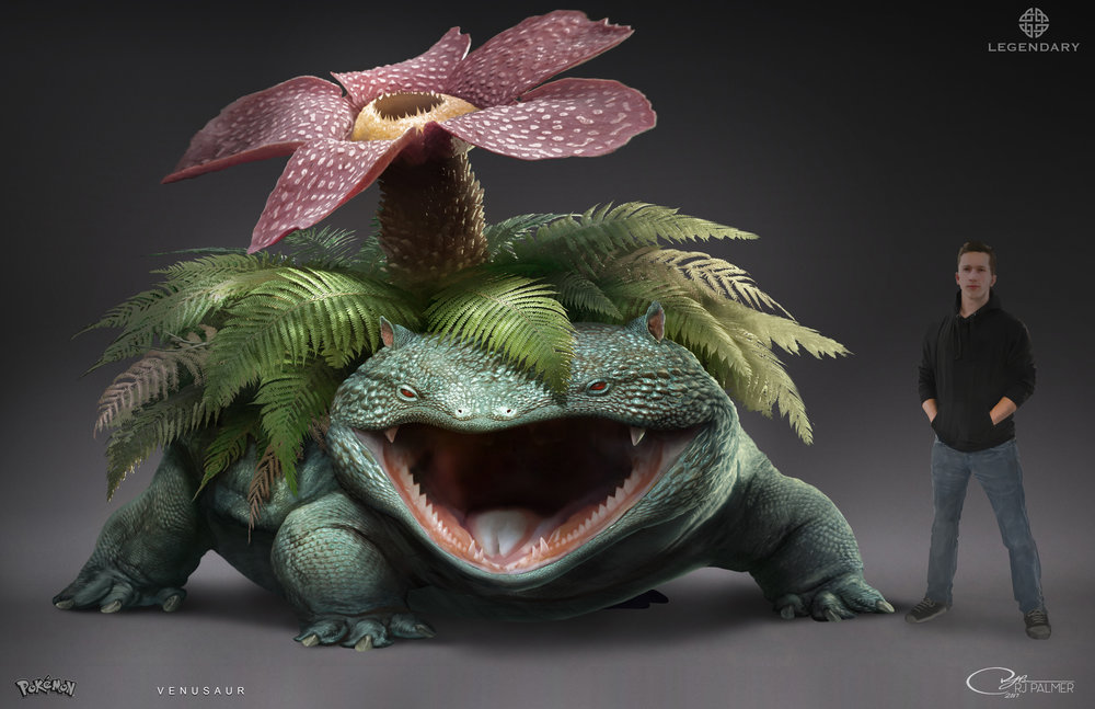 L'artista dietro Detective Pikachu reinterpreta i Digimon! 3 Detective Pikachu-Venusaur