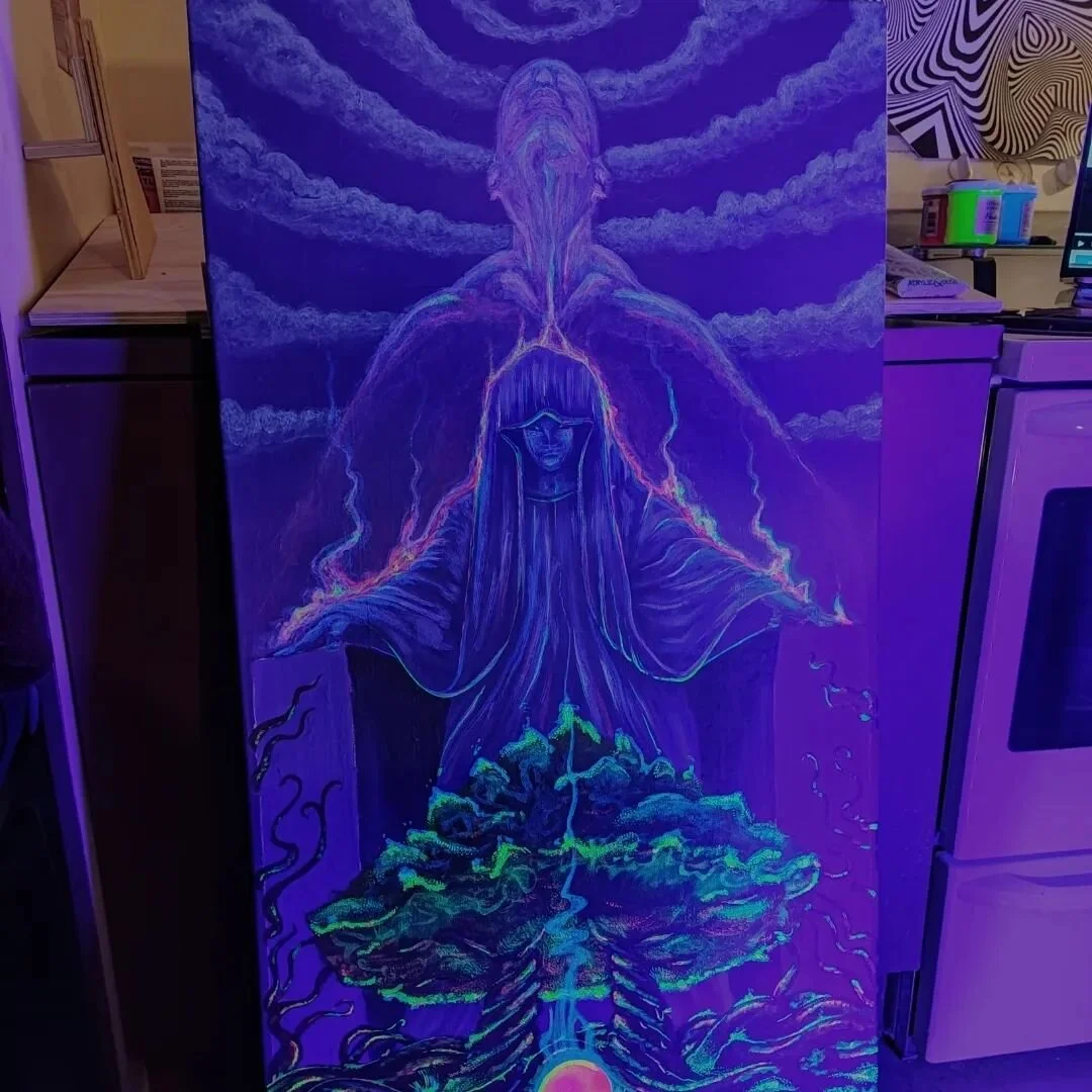 The Return To Her' - SOLD 
.
Only recently this piece found it's new forever home with the outstanding @the_ioniser so to celebrate the occasion, I wanted to share some steps of my process, so join me on a short trip down memory lane.