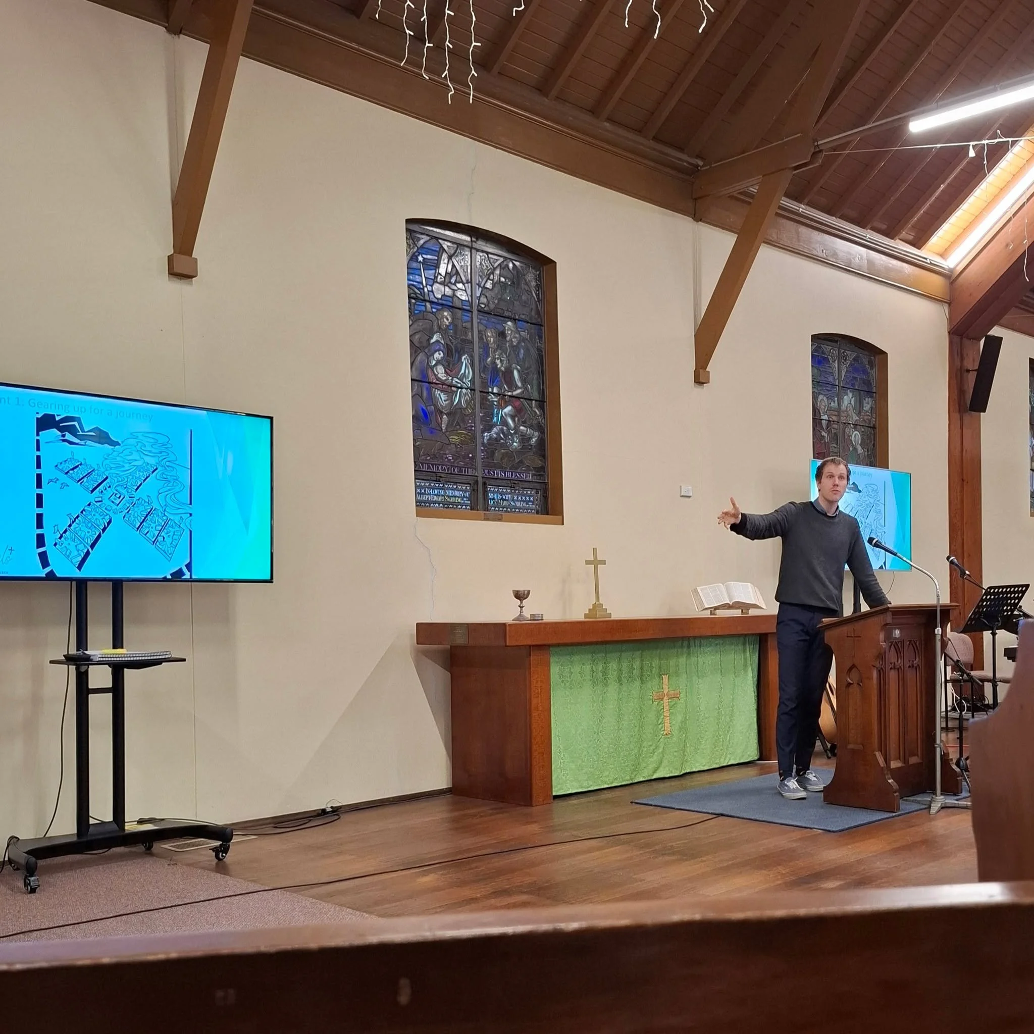 🎙"The most secure place on earth is with the God who blesses."

Today, Rohan helpfully reminded us that as every tribe of Israel are on the same journey to the promised land, every Christian and church is on the same journey to heaven. But