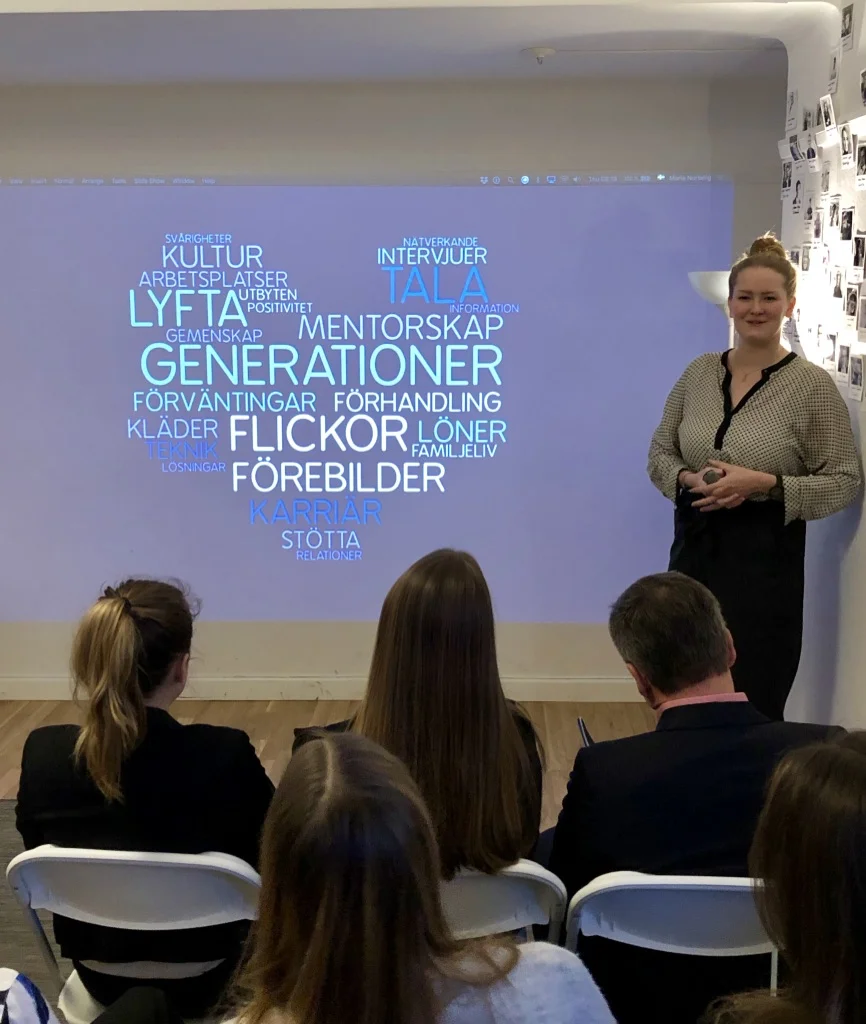 Maria Norberg berättar om vad 25.000 teknikkvinnor pratar om