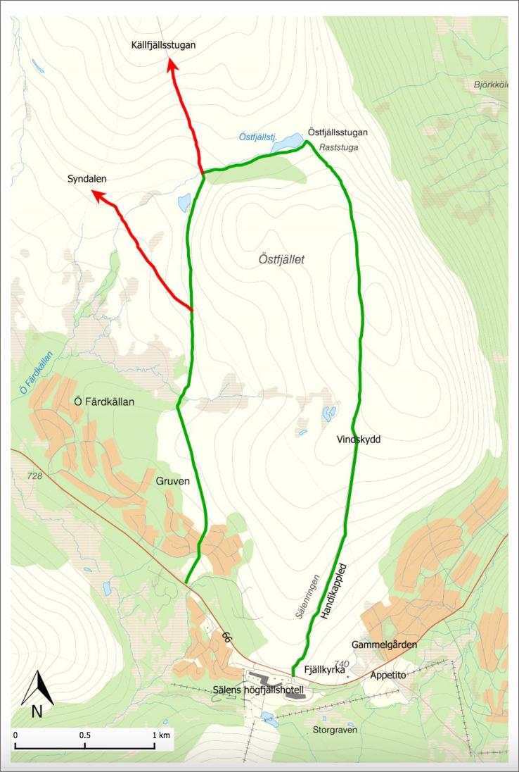 Vandringsleder Dalarna Karta Karta över Vandringsleder I Sälen | Karta 2020