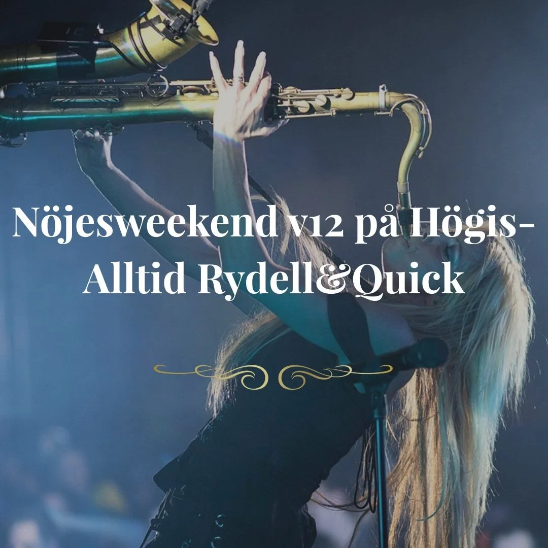 Nöjesweekend vecka 12