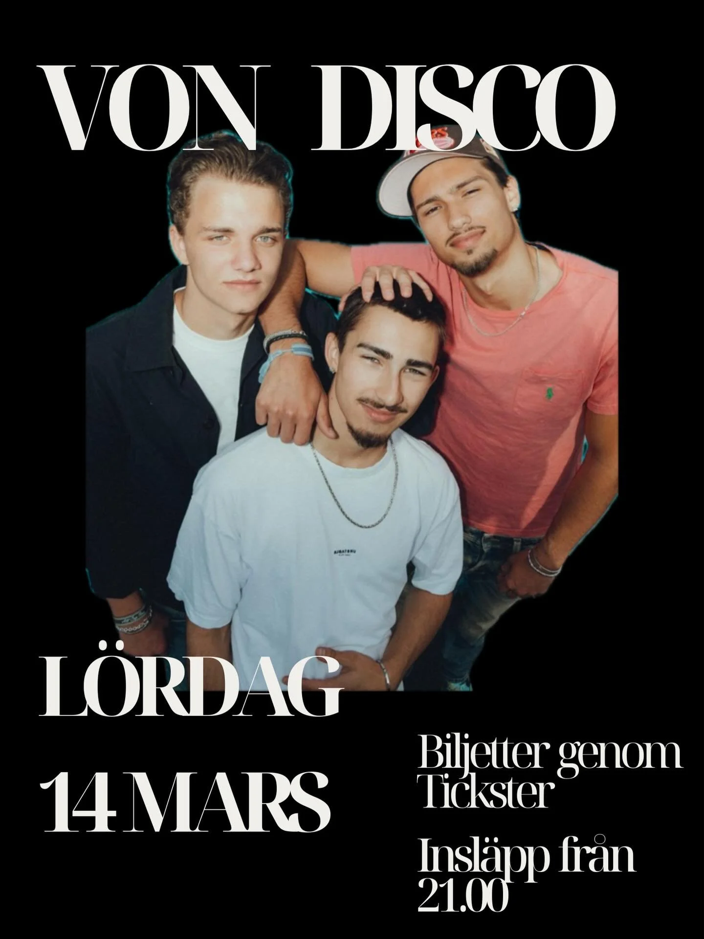 V&auml;lkommen till oss p&aring; n&aring;gra riktiga panghelger!💥 Nattklubb torsdag, fredag och l&ouml;rdag vecka 11 och 12, samt l&ouml;rdag vecka 13🔥 Biljetter till VonDisco, Medina och Pipex sker genom Tickster eller i d&ouml;rren. &Ouml;vriga k