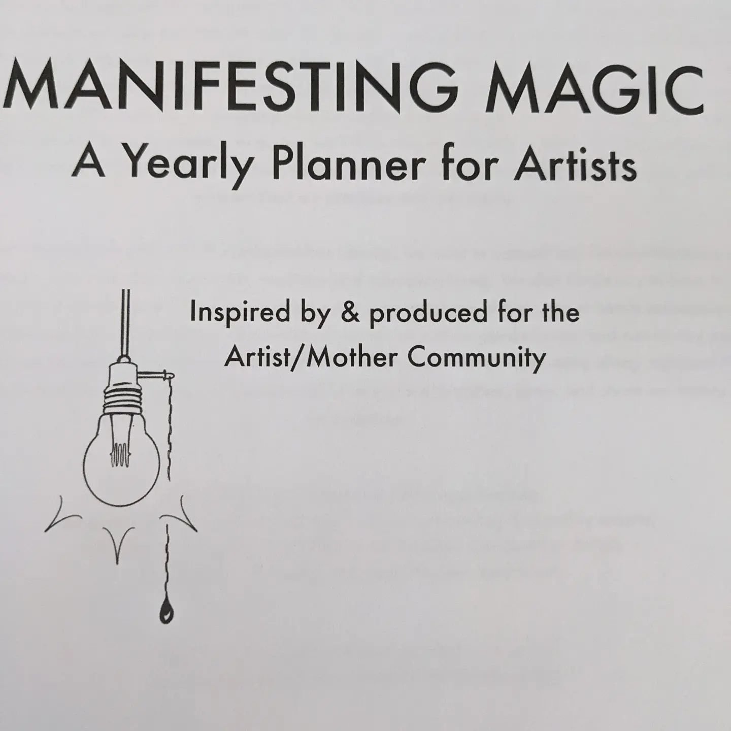 Better late than never, starting a new planner. Excited to be using this great resource from the Artist/Mother community. #artistmother #artistmotherpodcast