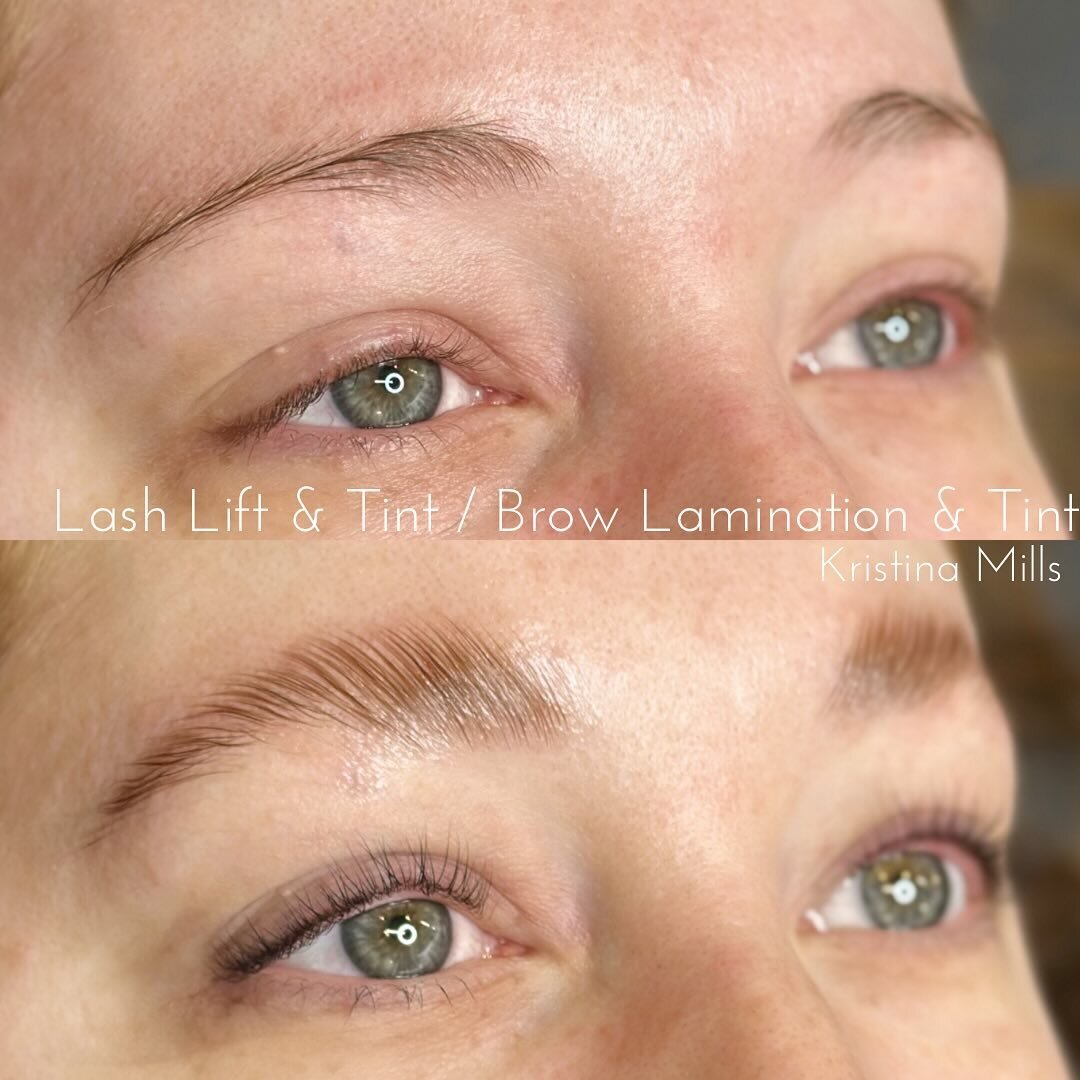 Do you know what your brows and lashes are capable of? Let me show you with a lash lift, brow lamination and tinting! 
Takes one hour, lasts 8 weeks!