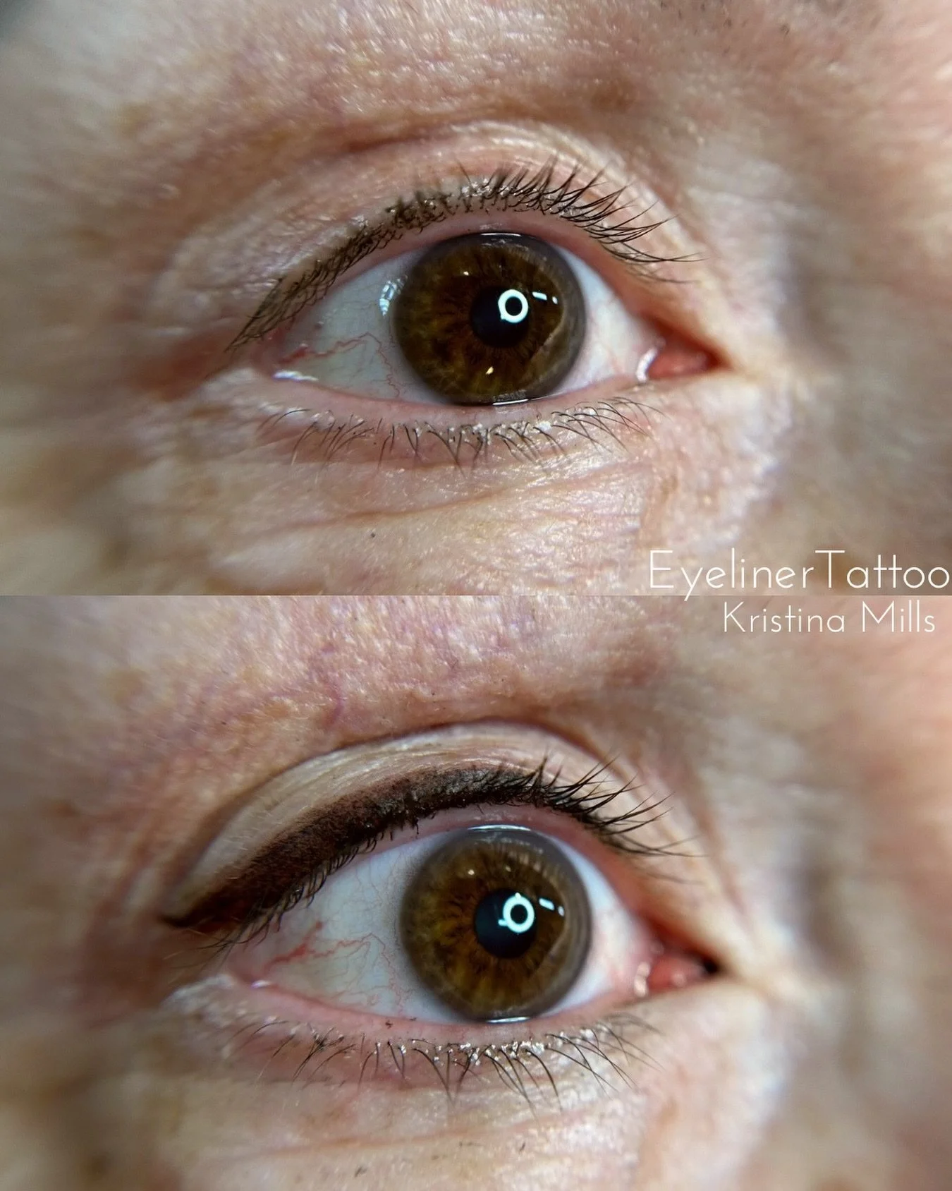 Eyeliner tattoo with a petite wing ✨

This isn&rsquo;t bold, dramatic liner.
It&rsquo;s a soft, lifted enhancement that defines the lash line and subtly elongates the eye.

The &ldquo;petite wing&rdquo; is perfect for clients who want:
&bull; a littl