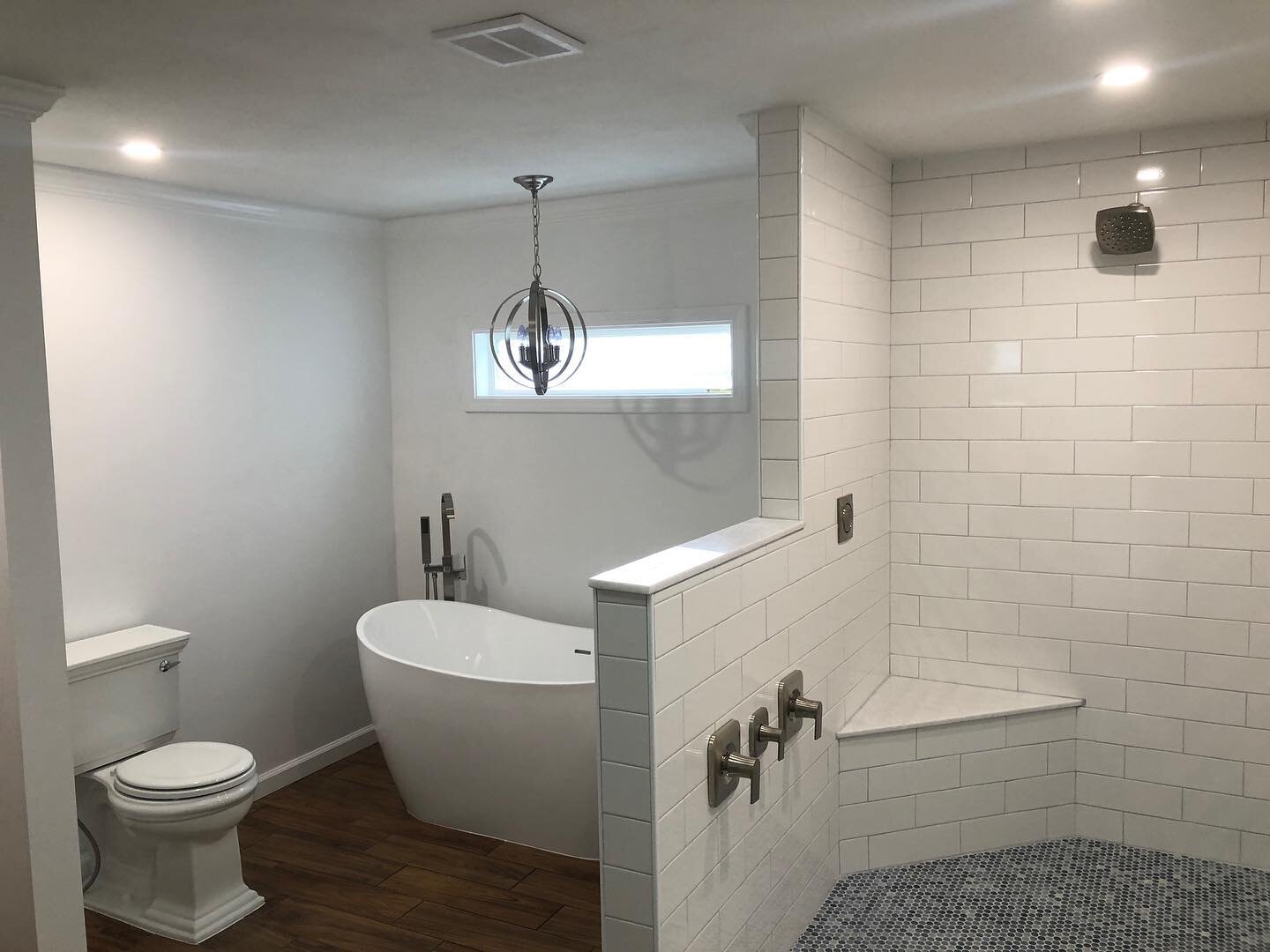 Custom Master Bathroom Renovation.