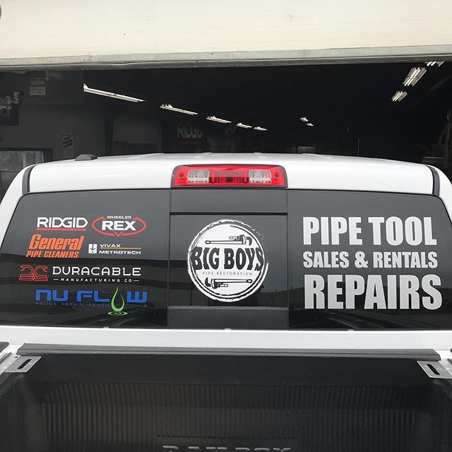 New decals on the truck!