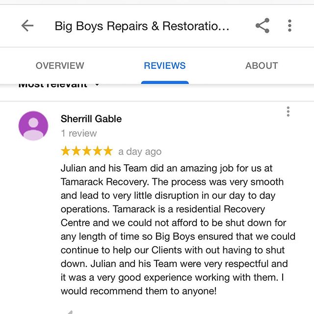 Another amazing review from an amazing company! (Tamarack Recovery) thank you so much #nuflow #bigboysrepairs #winnipeg