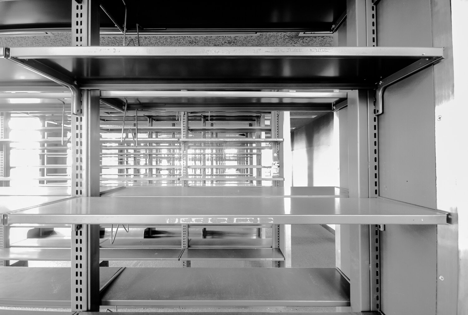  Bookcases in what once was the Schwab Library in the main tower 