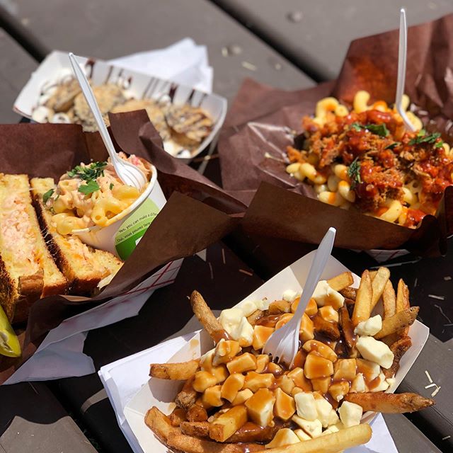 Festival food!! Not your average calories, be sure to try the @meltdowncheesery lobster grilled cheese, @crazy_canuck_restauranteh poutine and @tropicloveyou mini pancakes!