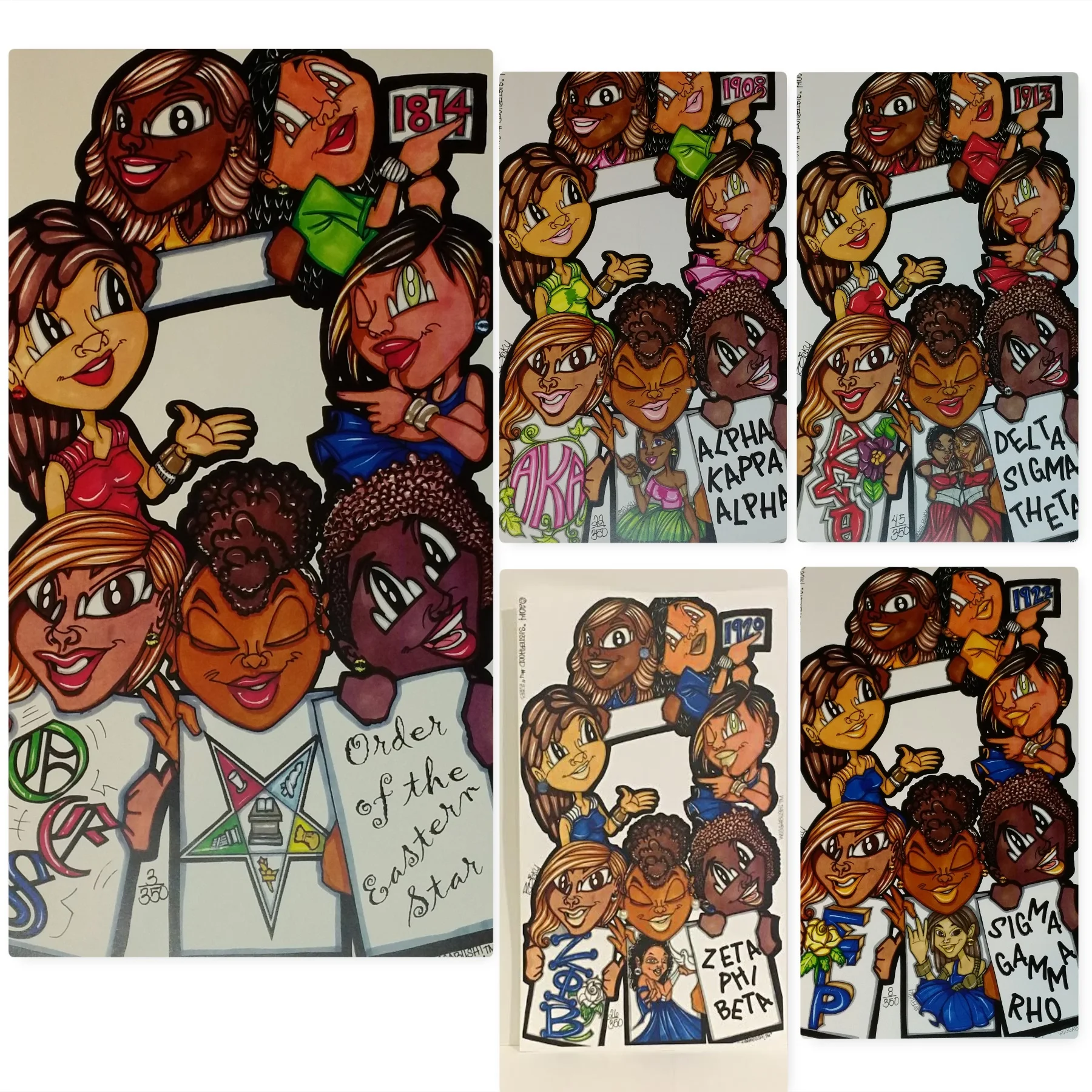 Sisterhood #4: 11" X 17" Print