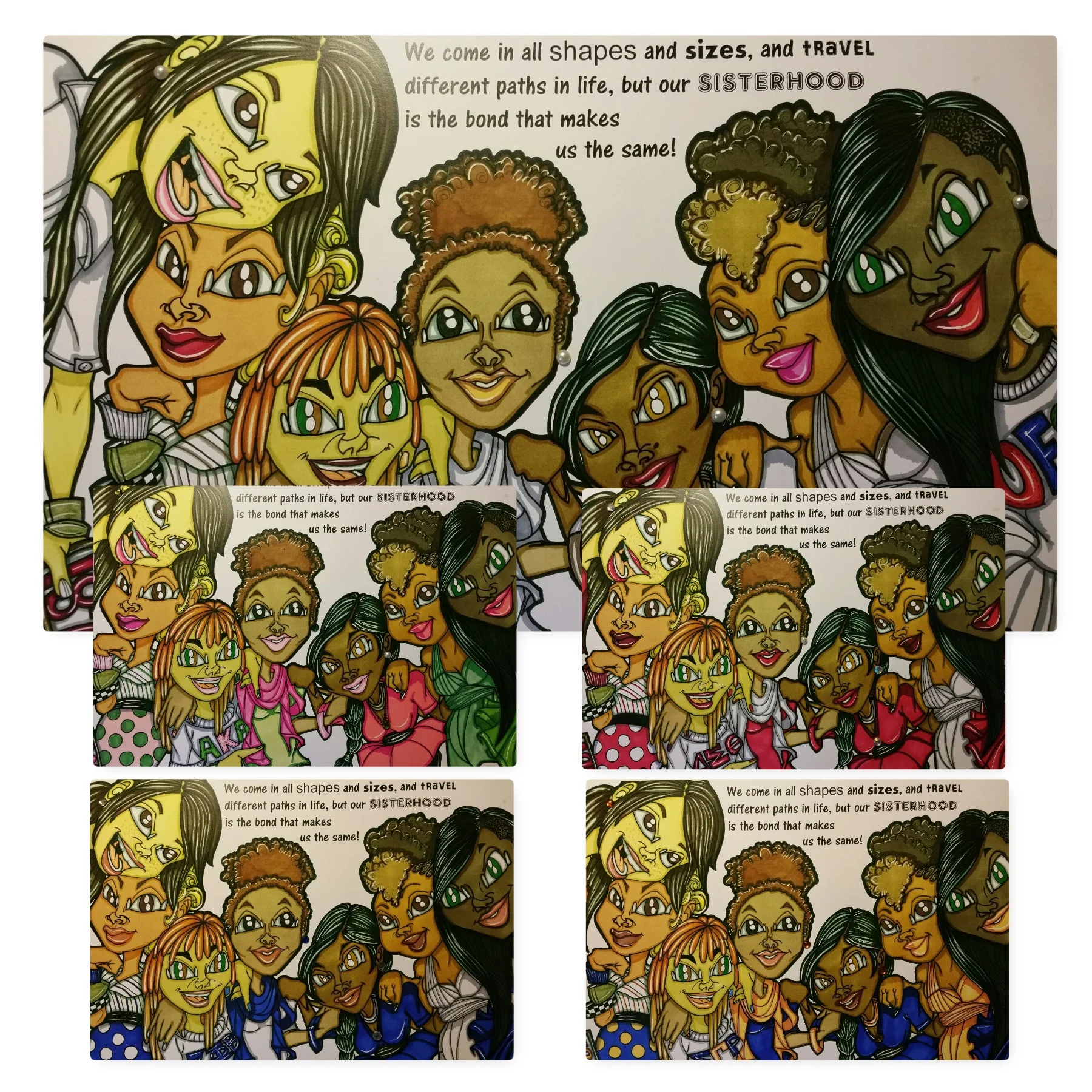 Sisterhood #5: 11" X 17" Print