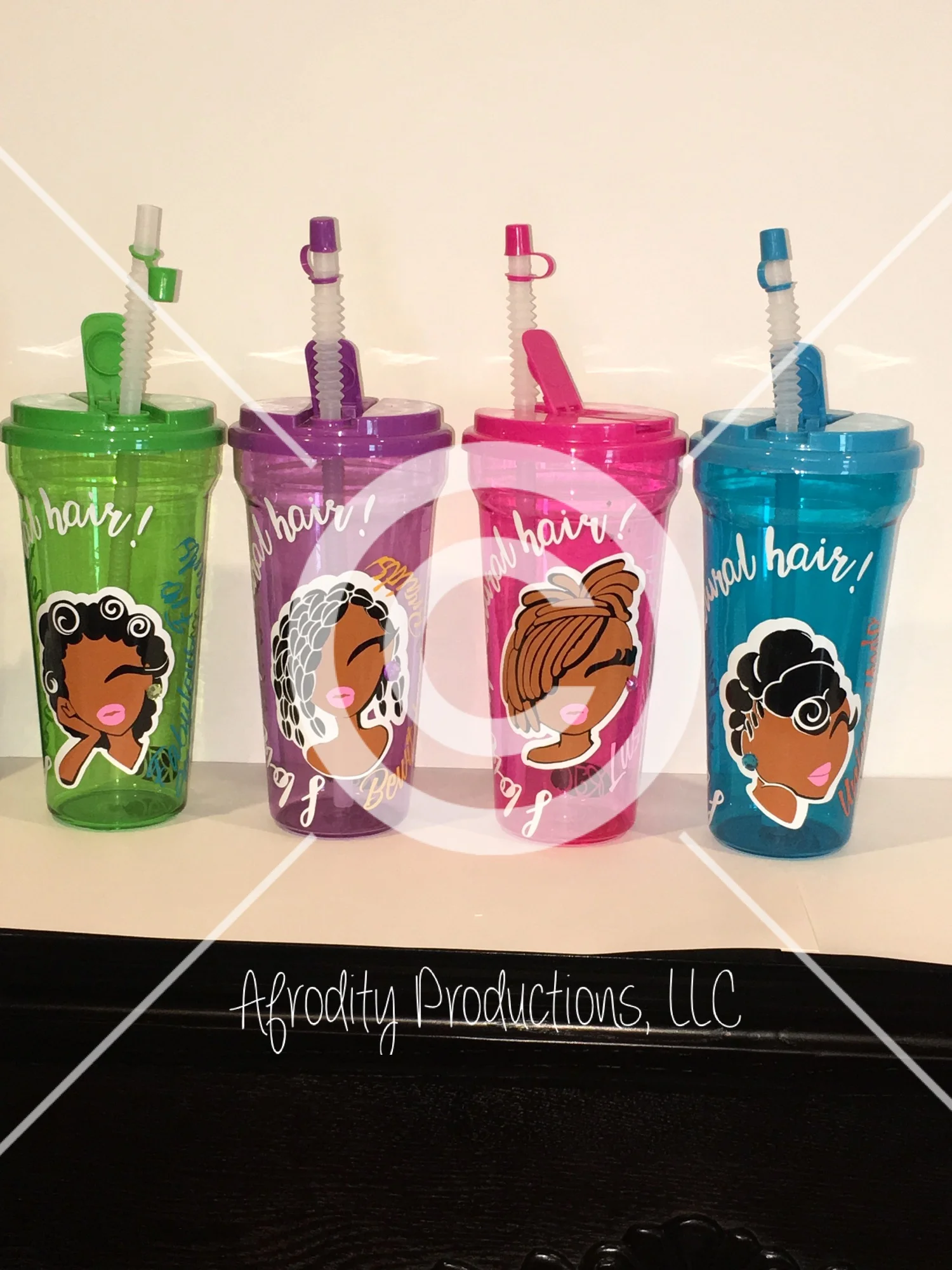 Natural Hair H2O Bottle