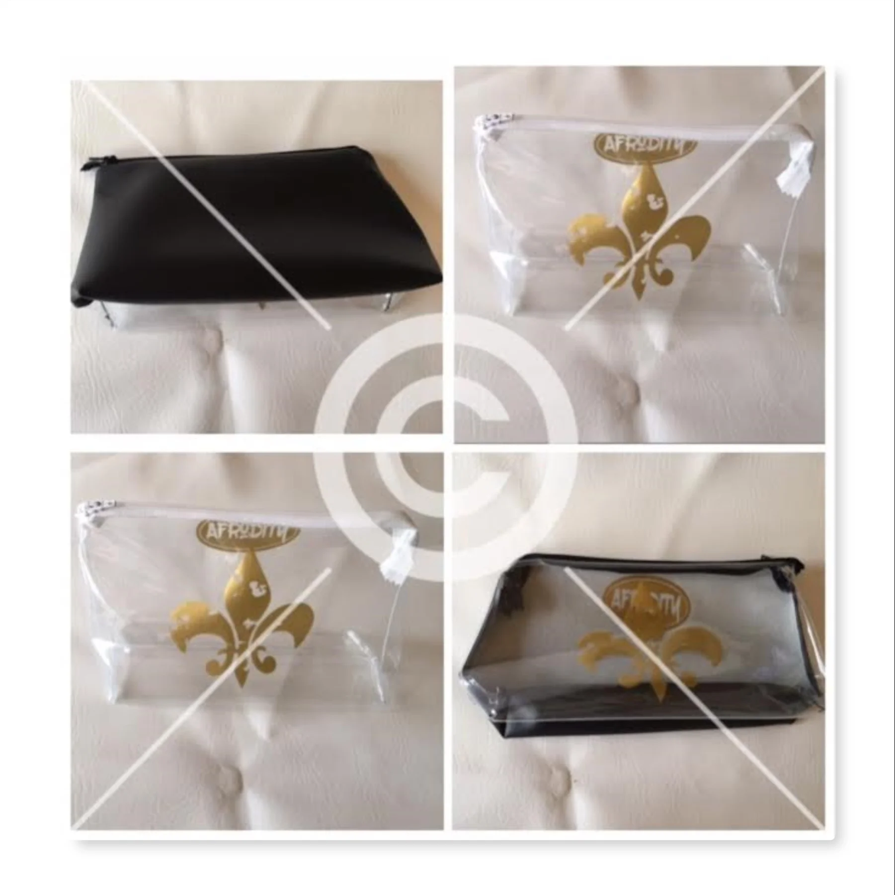 Fleur de Lis Travel/Cosmetic Bag