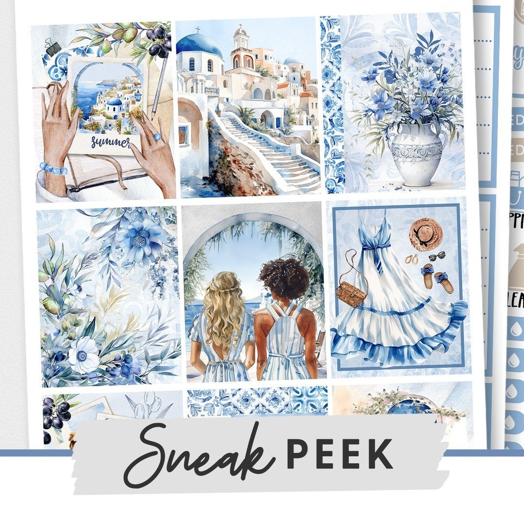 🌞 Get ready for some Santorini vibes! ⁣
Our 'Santorini' summer sticker kit is dropping next week! ⁣
☀ Have you ever been to Greece? Share your Greek adventures below! 🌊⁣
⁣
🛒 To shop, click on link in bio &gt;&gt;⁣
⁣
#plannergoodies ⁣
#plannerstick