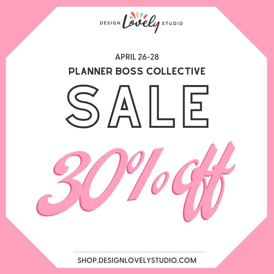 🌟 Today is the day! Planner Boss Collective Sale is on and everything is 30 % off.⁣
⁣
We have 5 brand new collection designed just for the sale, so there are tons of goodies to see and shop! ⁣
⁣
🛒 To shop, click on link in bio &gt;&gt;⁣
⁣
#plannerg