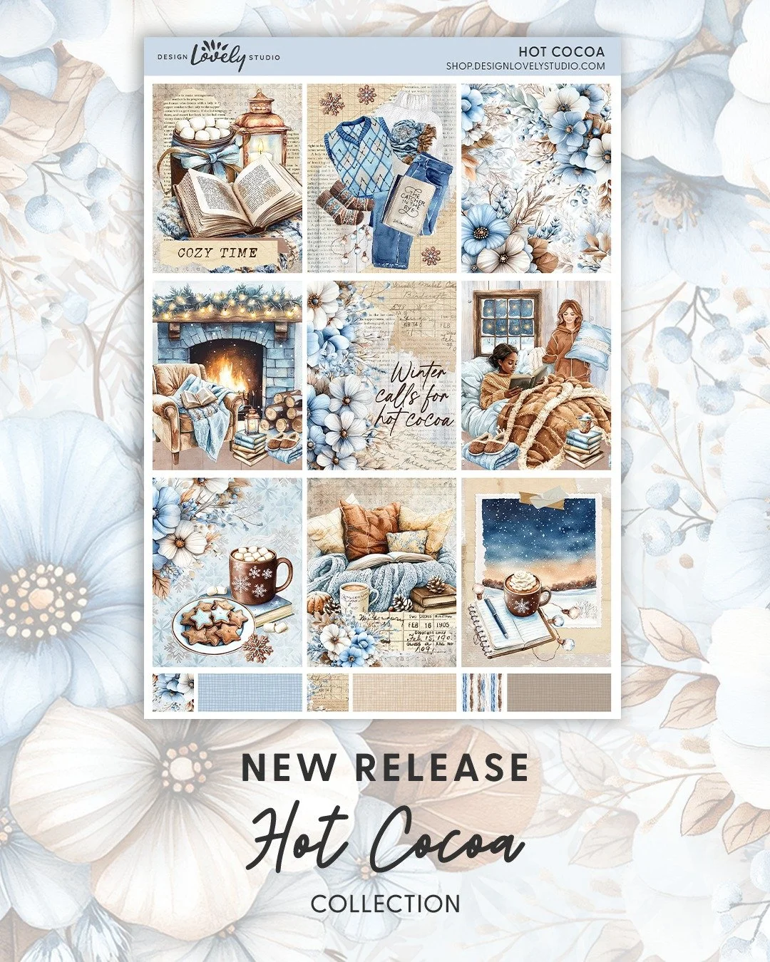 The new Hot Cocoa collection is here ☕⁣
Soft winter vibes, cozy mugs, and calm January moments &mdash; perfect for your planner refresh.⁣
⁣
And as a little bonus, it&rsquo;s part of the New Year Sale, so you can grab it for 30% off through Jan 4 ✨⁣
L