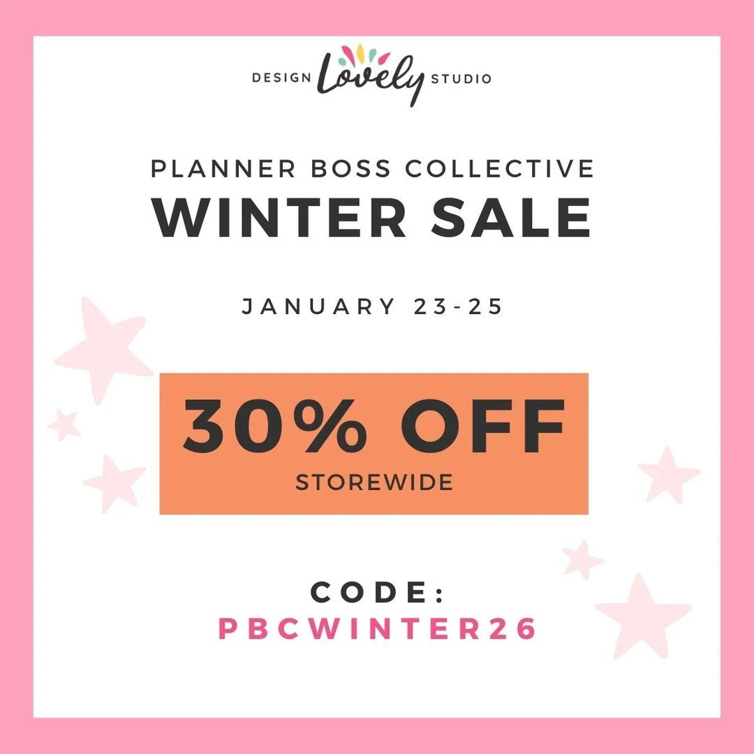 The Planner Boss Collective Winter Sale is live 🤍⁣
Save 30% off planner stickers in my shop, including the two new collections: Atelier and Hearts.⁣
⁣
Code: PBCWINTER26⁣
February 23&ndash;25⁣
⁣
Happy shopping!#planneraddict #plannergirl #plannerlove