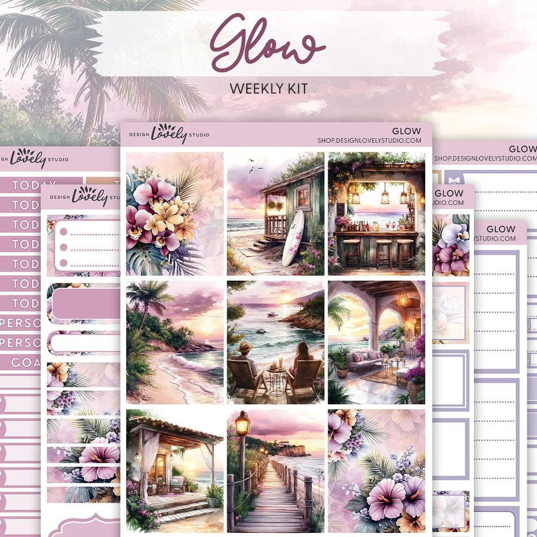 It&rsquo;s the last day of the Planner Boss Collective Sale ✨⁣
Everything is still 30% off with code 26SPRINGPBC, but only until tonight.⁣
⁣
And I saved this one for last&hellip;⁣
⁣
This is Glow &mdash; the final new collection (5/5).⁣
Soft, warm, an