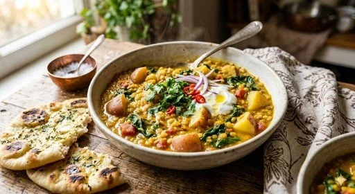 EASY POTATO DAL CURRY