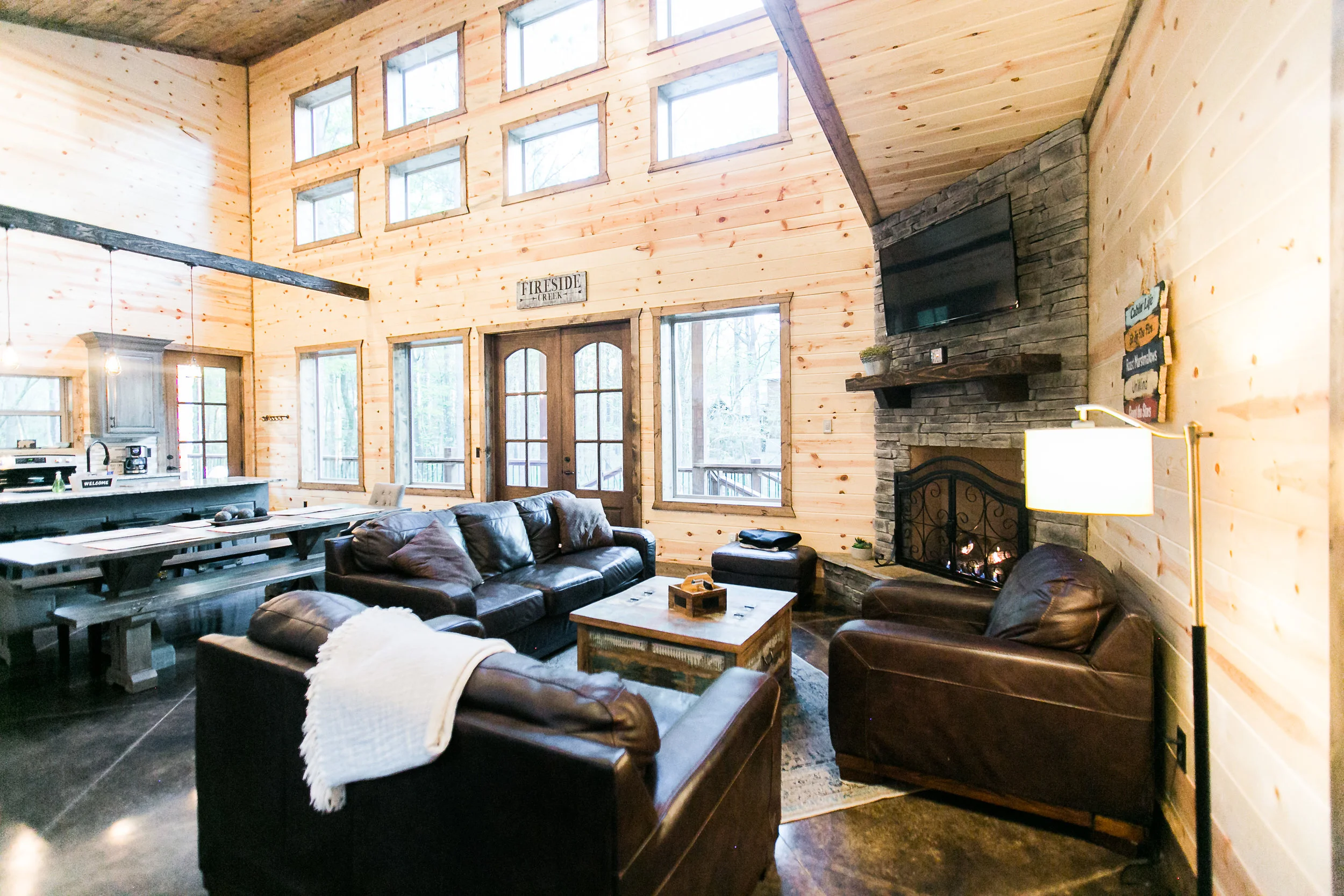 Fireside Creek — Lakewood Luxury Cabins Oklahoma's Finest Short Term
