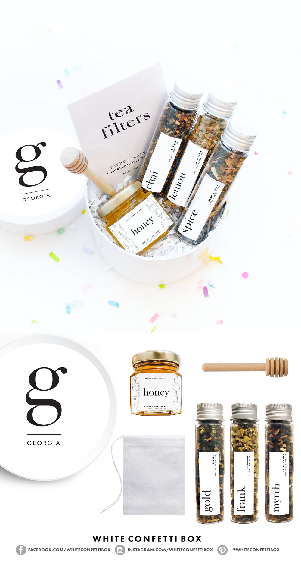 Tea and Honey Gift Set, The Wellness Box