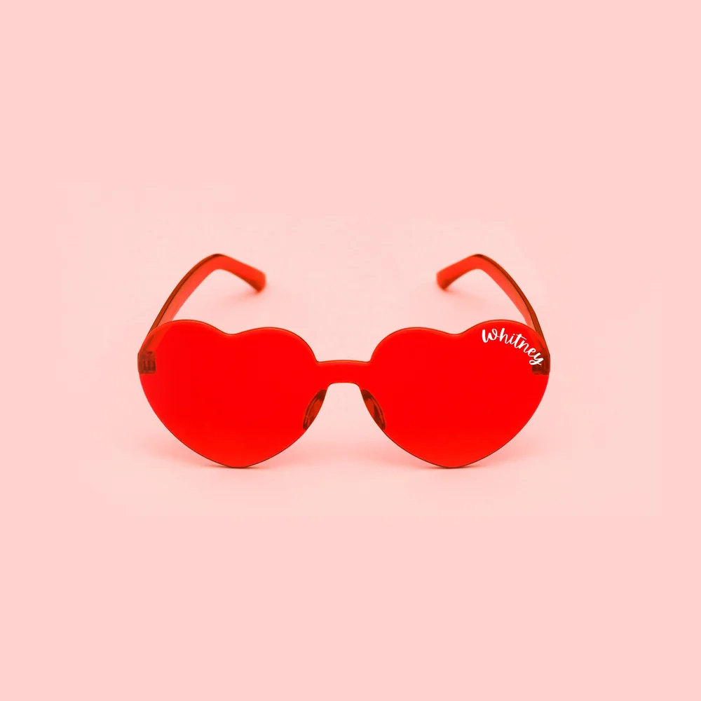 Heart Sunglasses - Bachelorette Party Favors - Girls Weekend  display picture 3