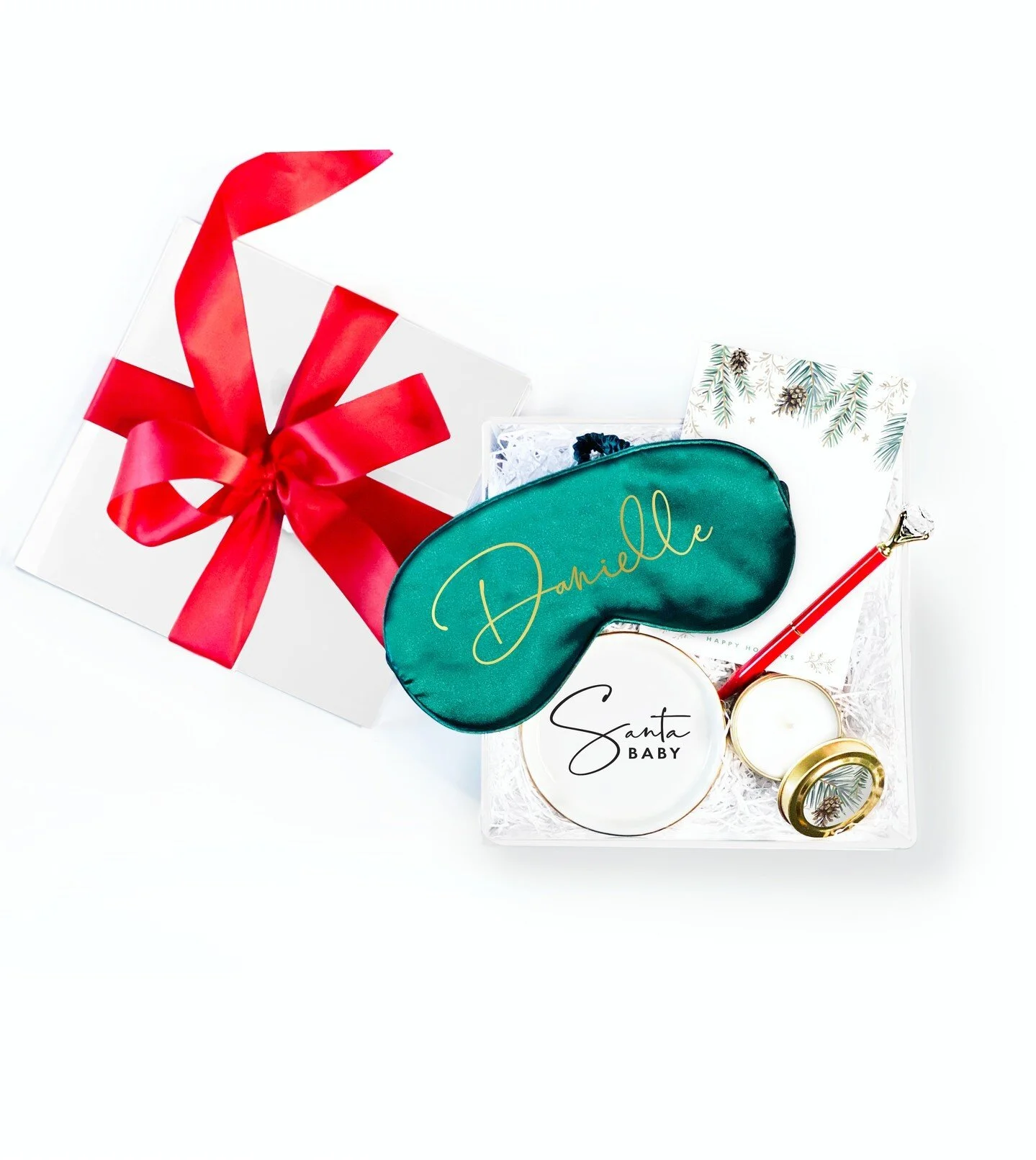 White Confetti Box Modern Stylish Gift Boxes