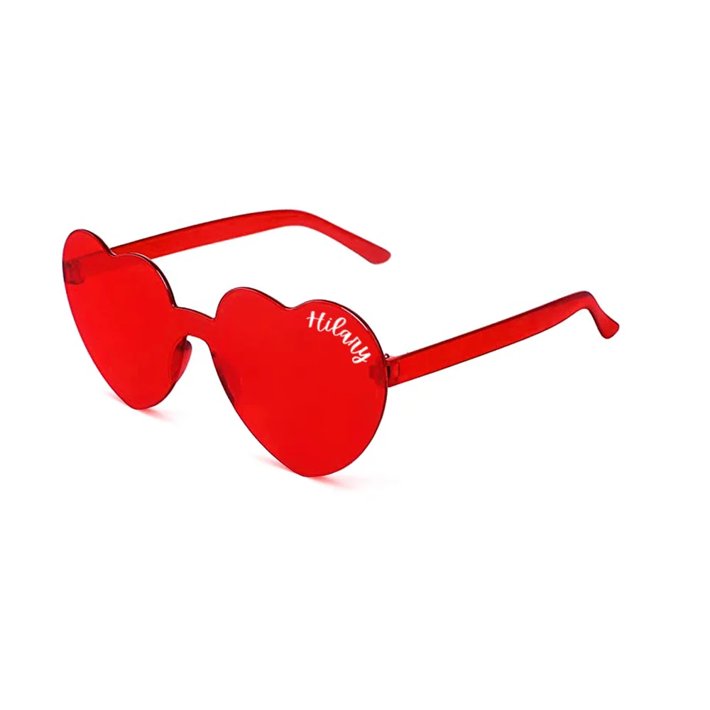 Customized Heart-Shaped Sunglasses Amazon.com: LALALA GIFT LAND Personalized Heart Shaped  main image 4
