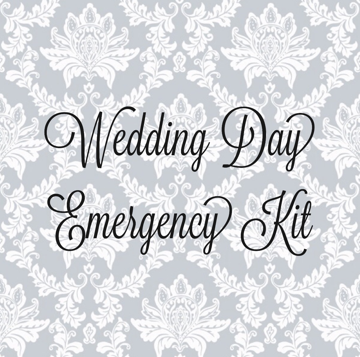 How To Create The Ultimate Wedding Day Emergency Kit