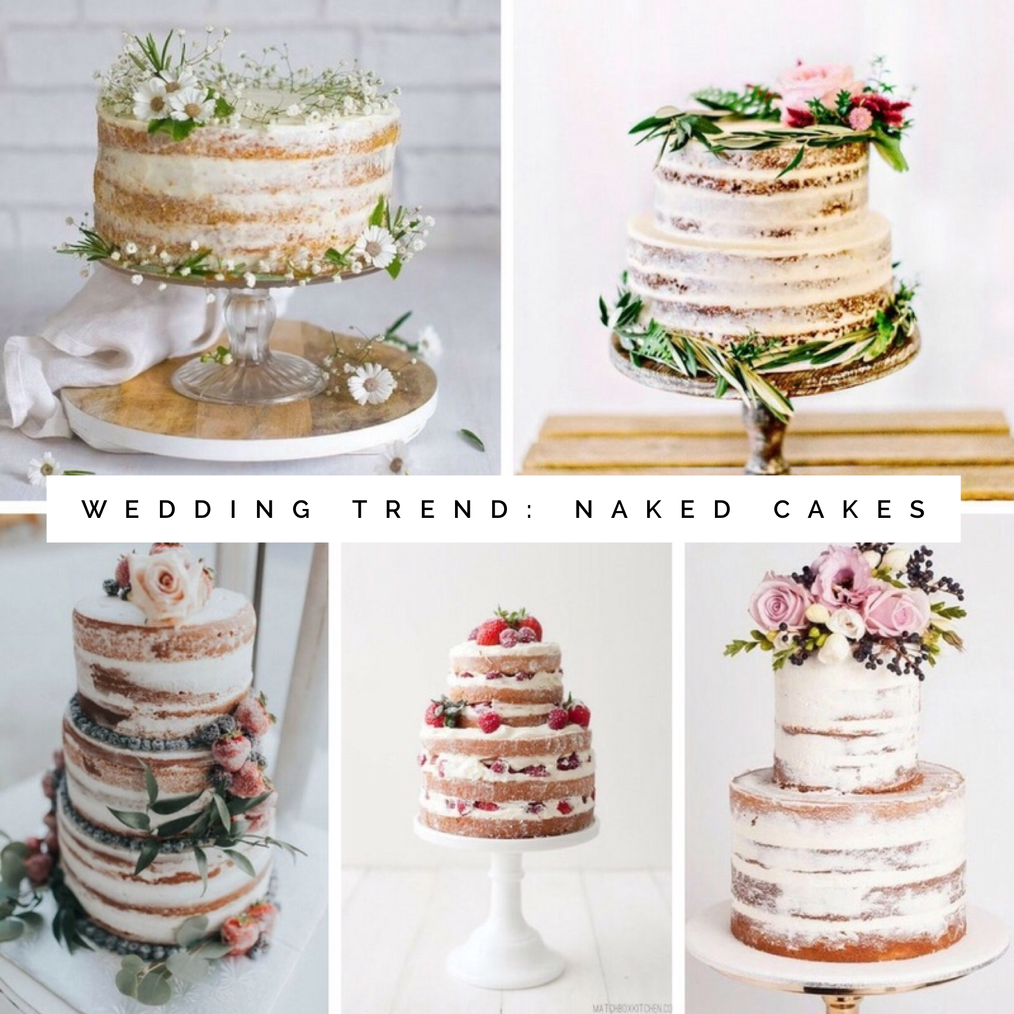 Wedding Trend: Naked Cakes