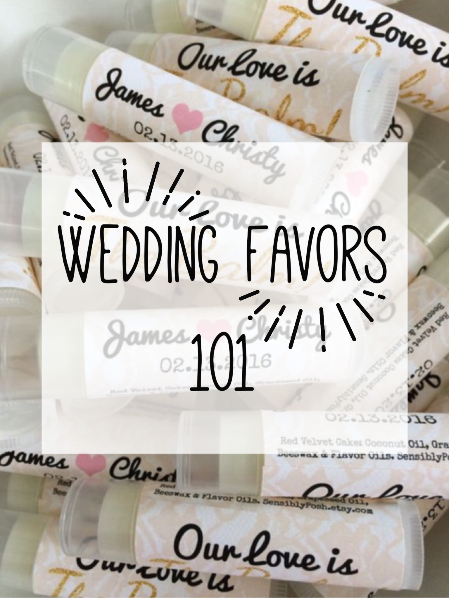 Wedding Favors 101