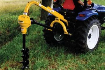 Post Hole Drilling — Hidden Springs Farm