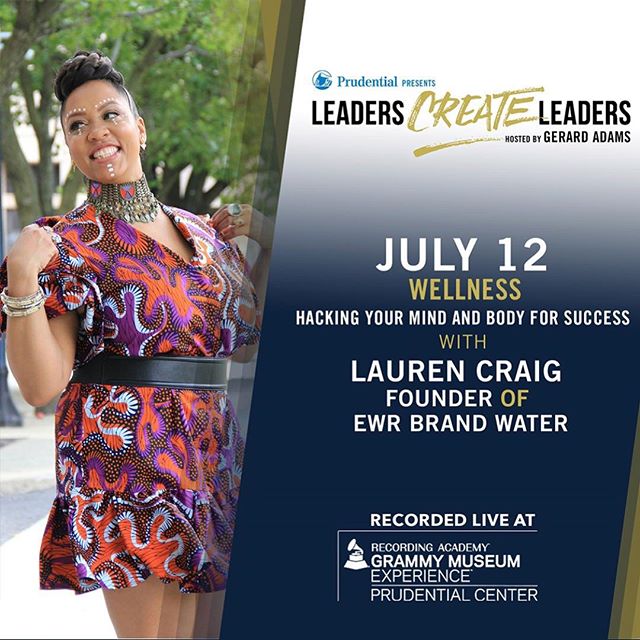 Ready to hear @inawordfab&rsquo;s tips on how to hack your mind and body for success? Join her one week from today at the #GRAMMYMuseumExp #Newark in the @prucenter for my LIVE guest appearance on #LeadersCreateLeaders podcast with @gerardadams. 👑 G
