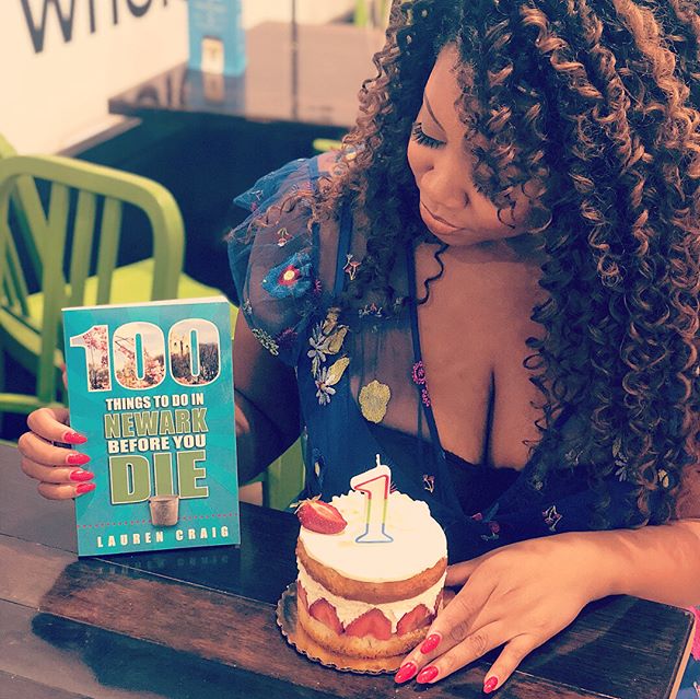 Because is it really your book&rsquo;s birthday if there&rsquo;s no impromptu glamour shoot?! 📚 #happybirthday #100thingsnewark #shedidthat #authorlife #firstbook #ontothenextone &bull; &bull; &bull; 📸: @getluckyviviana