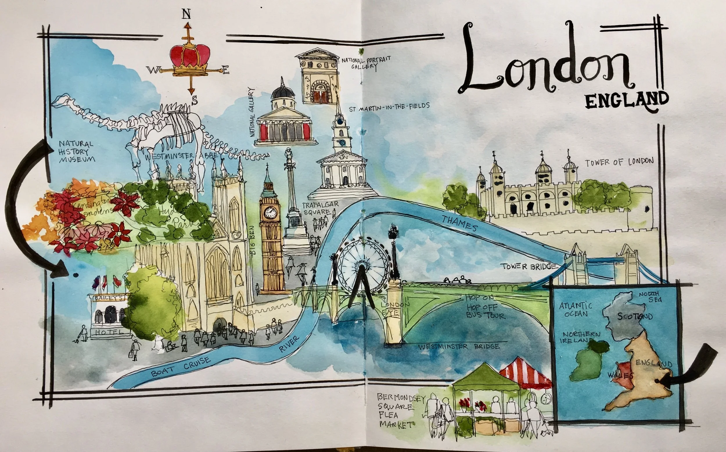 Charlene Collins Freeman, travel workshop to London & Bath