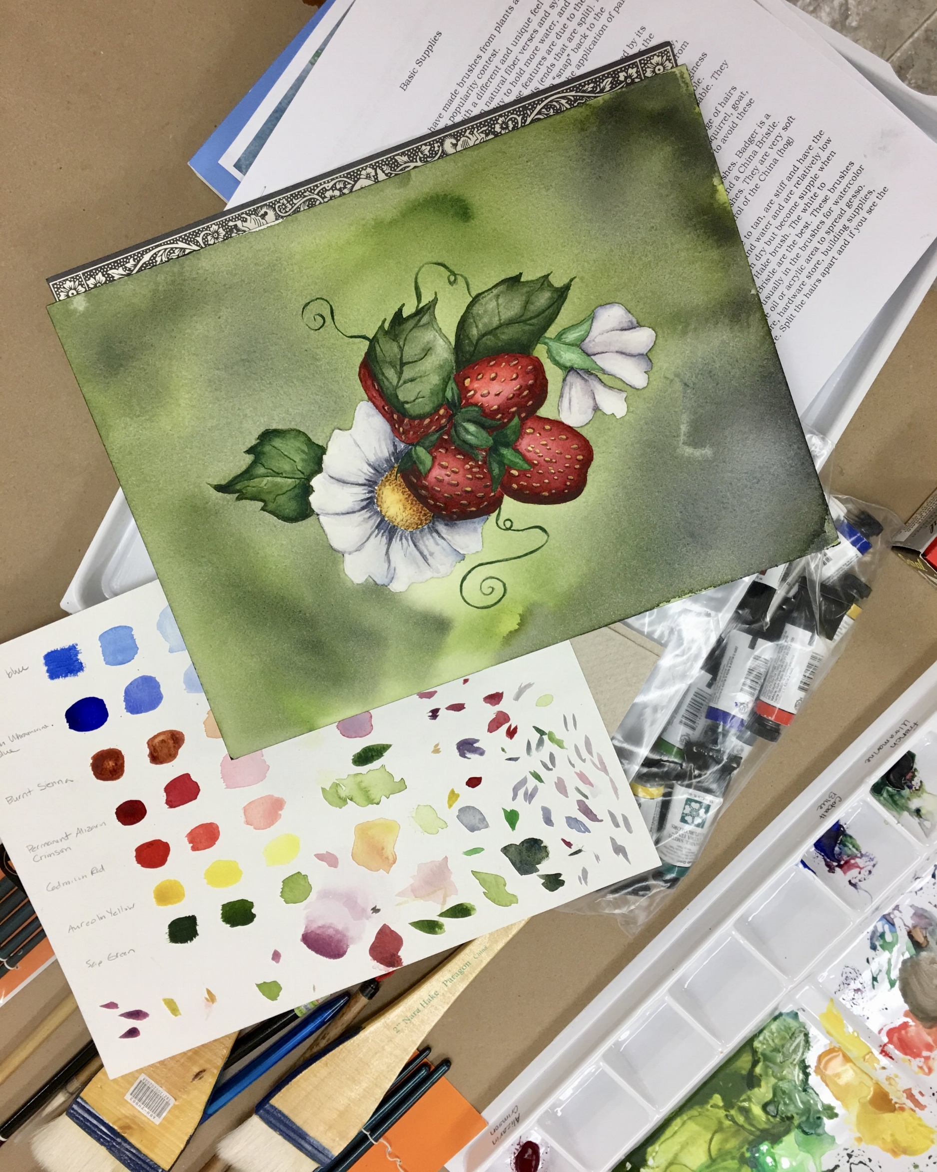  Beginning Watercolor for Adults & Teens with Lynnea Mattson