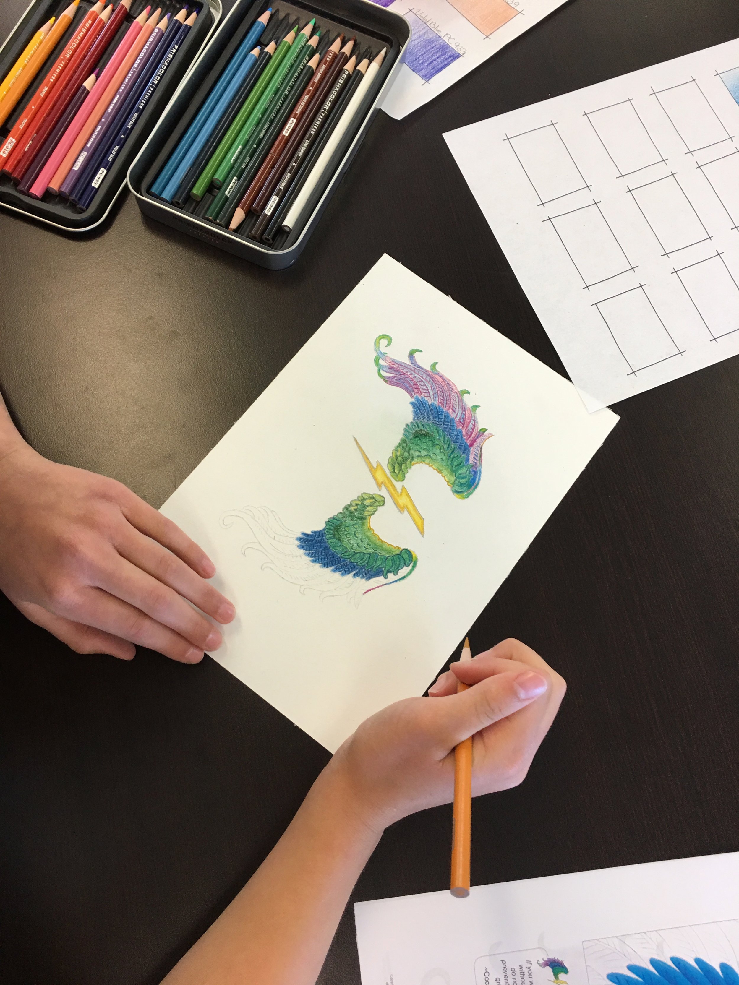 Highlights from the color pencils for kids camp — Cloud 9