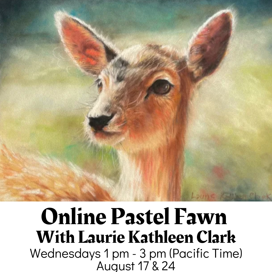 ONLINE PAINTING A FAWN WITH PASTEL ON VELOUR PAPER — Cloud 9